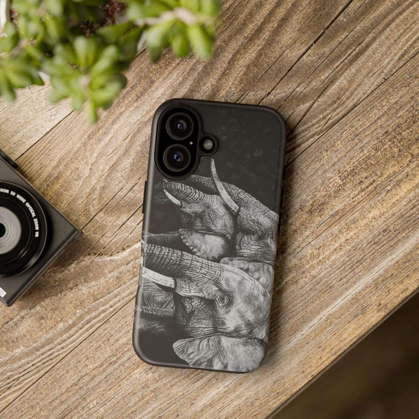 Brushland Bond. Elephant Art Tough Phone Case