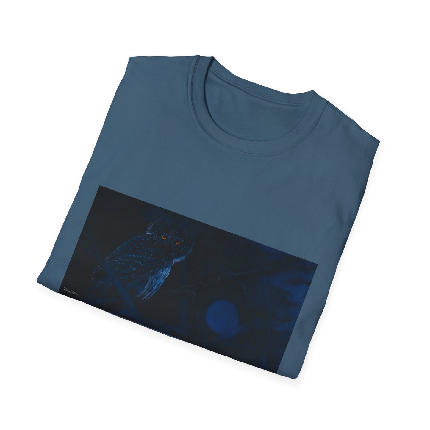 Bright Eyes, Owl theme Unisex Softstyle T-Shirt