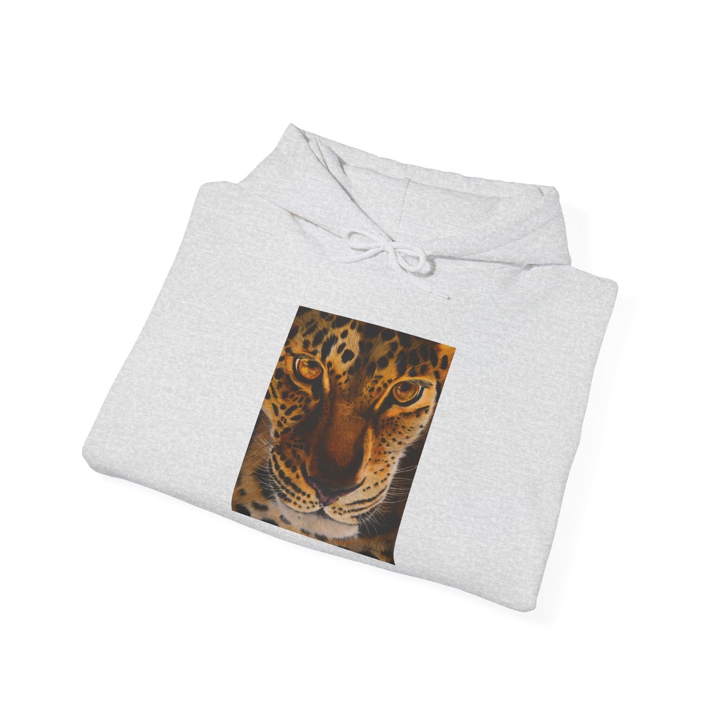 Windows to the Soul, Cozy Unisex Hoodie, Leopard Print Sweatshirt