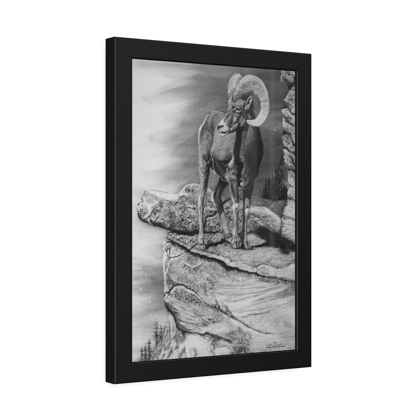 Legendary, Bighorn Sheep Framed Fine Art Print