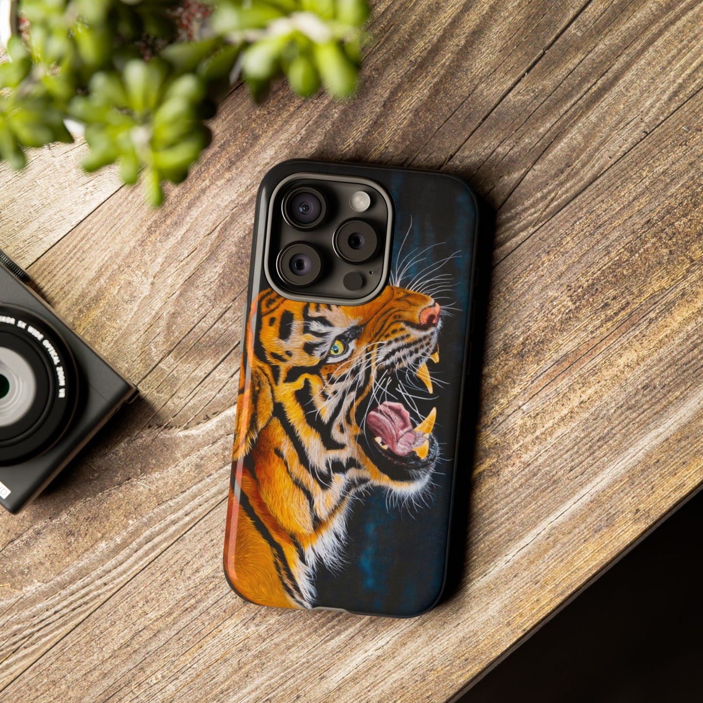 Beautifully Bold, Roaring Tiger Phone Case