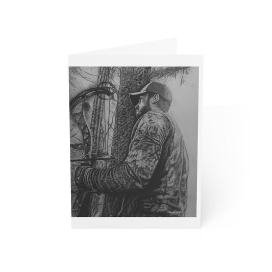 The Grind, Archery Hunter Greeting Cards –  1, 10, 30 or 50 Pack
