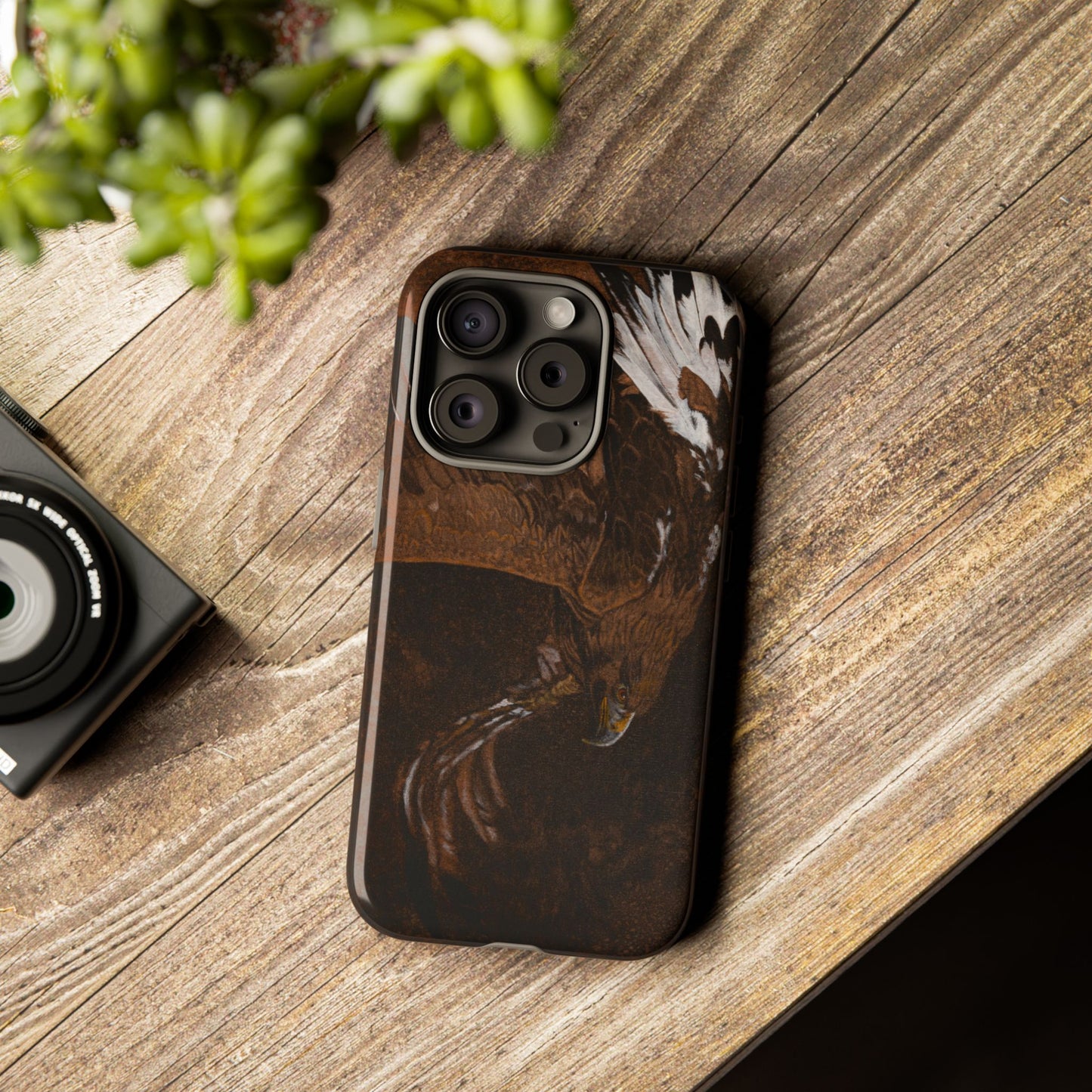 Golden Flight, Eagle Design Phone Case, Tough Cases