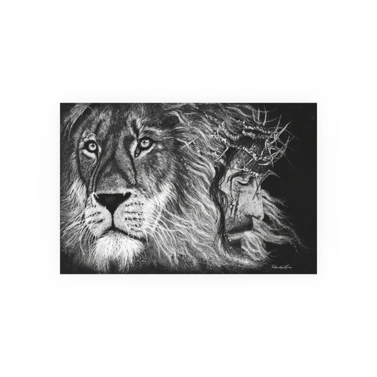 Lion King, Jesus and Lion Fine Art Print