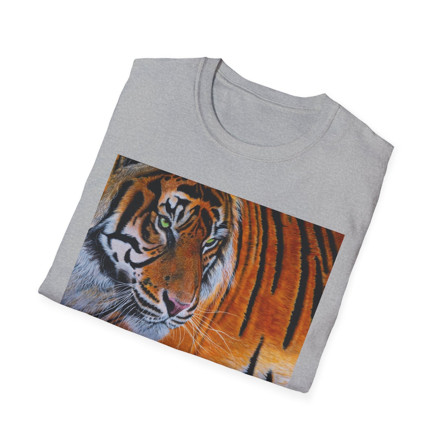Tiger Stripe, Tiger Graphic T-Shirt, Unisex Softstyle Tee