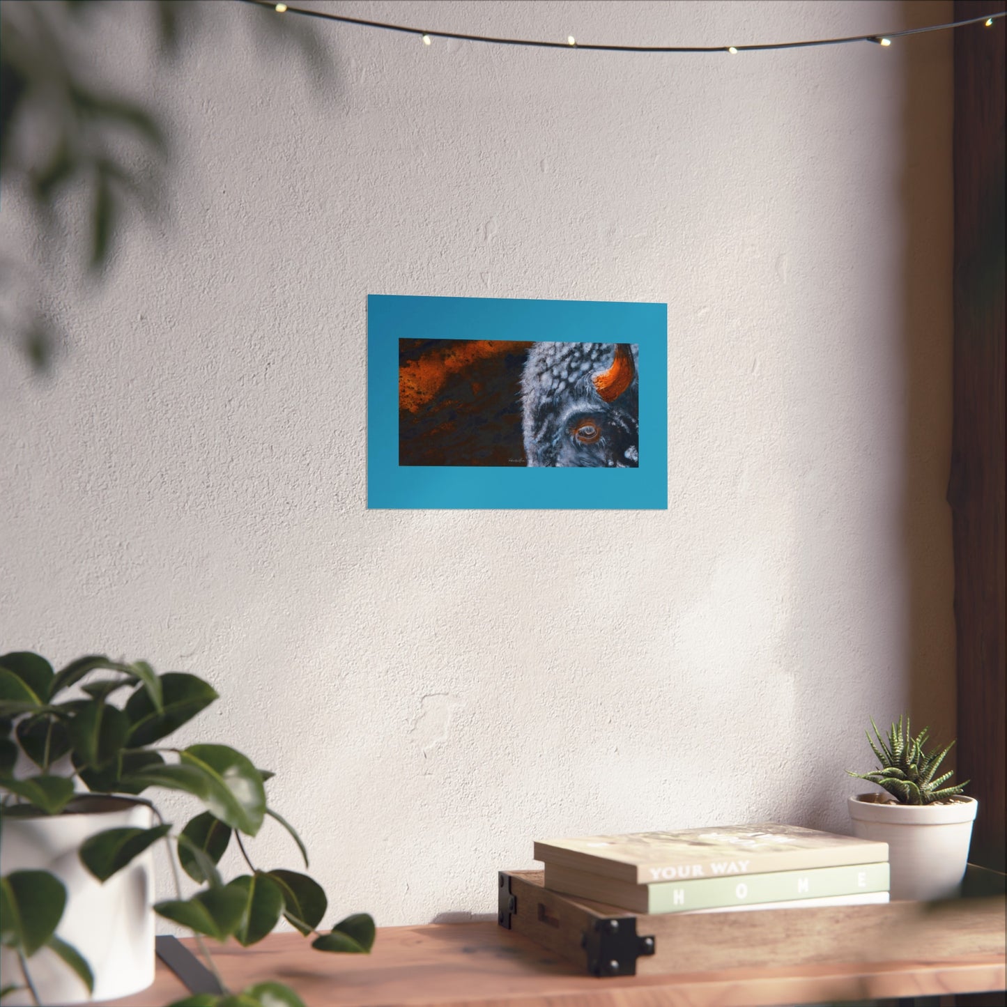Storm Bison, Fine Art Print