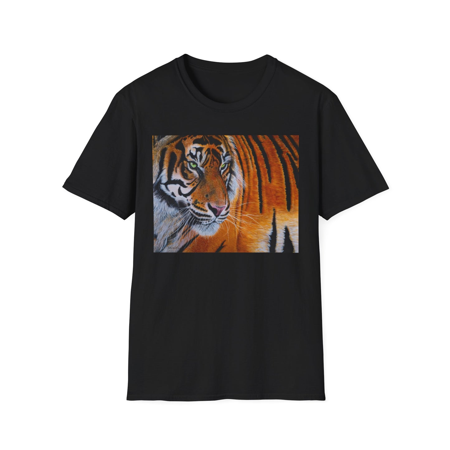 Tiger Stripe, Tiger Graphic T-Shirt, Unisex Softstyle Tee