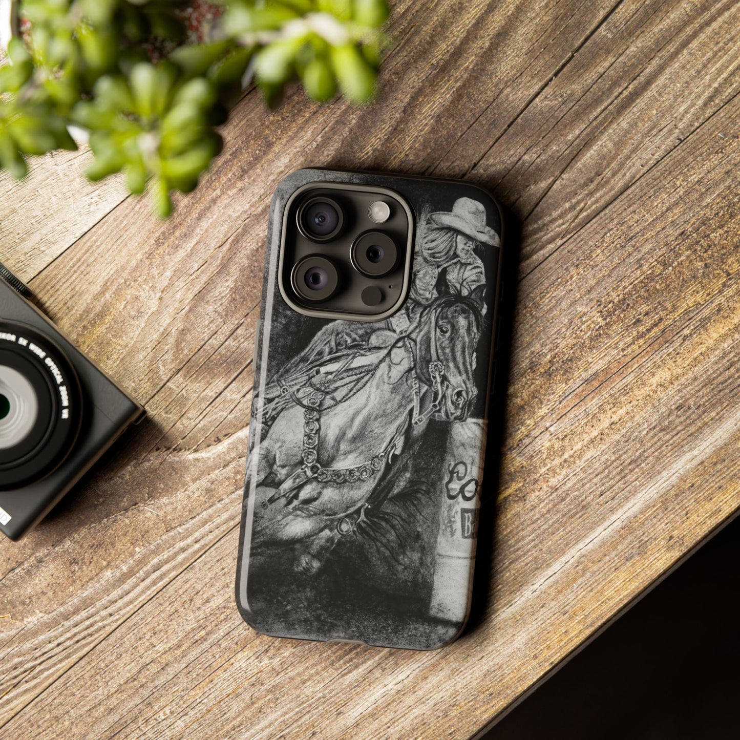 Sophie's Run. Rodeo Barrel Racer Phone Case