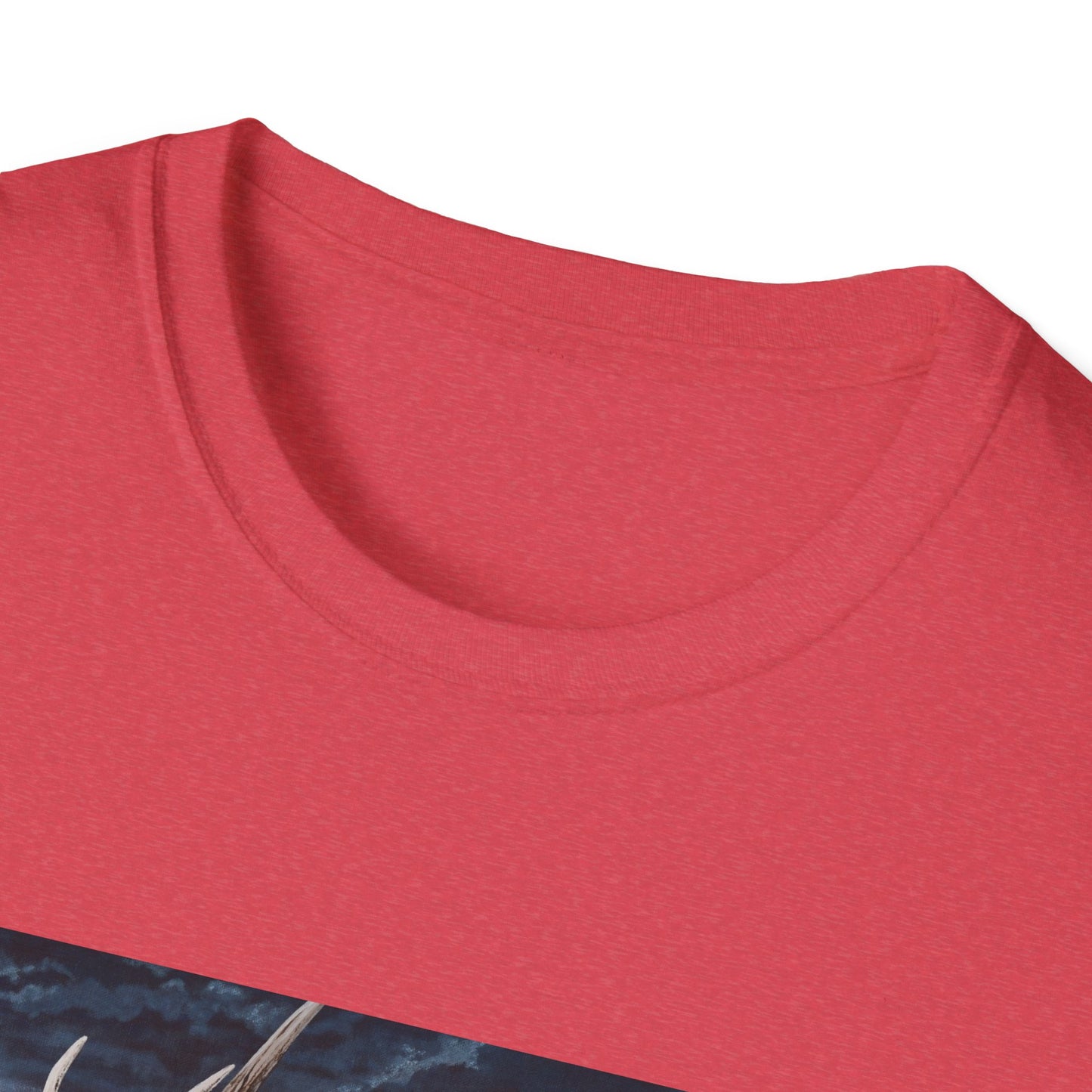 Sunset Serenade,  Elk Graphic Unisex soft T-Shirt