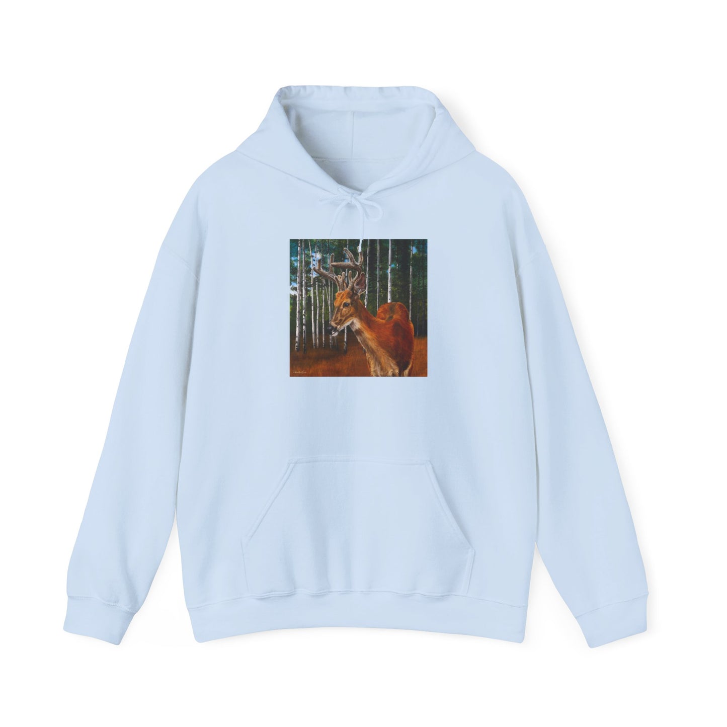 Velvet Crush, Deer Unisex Heavy Blend™ Hooded Sweatshirt