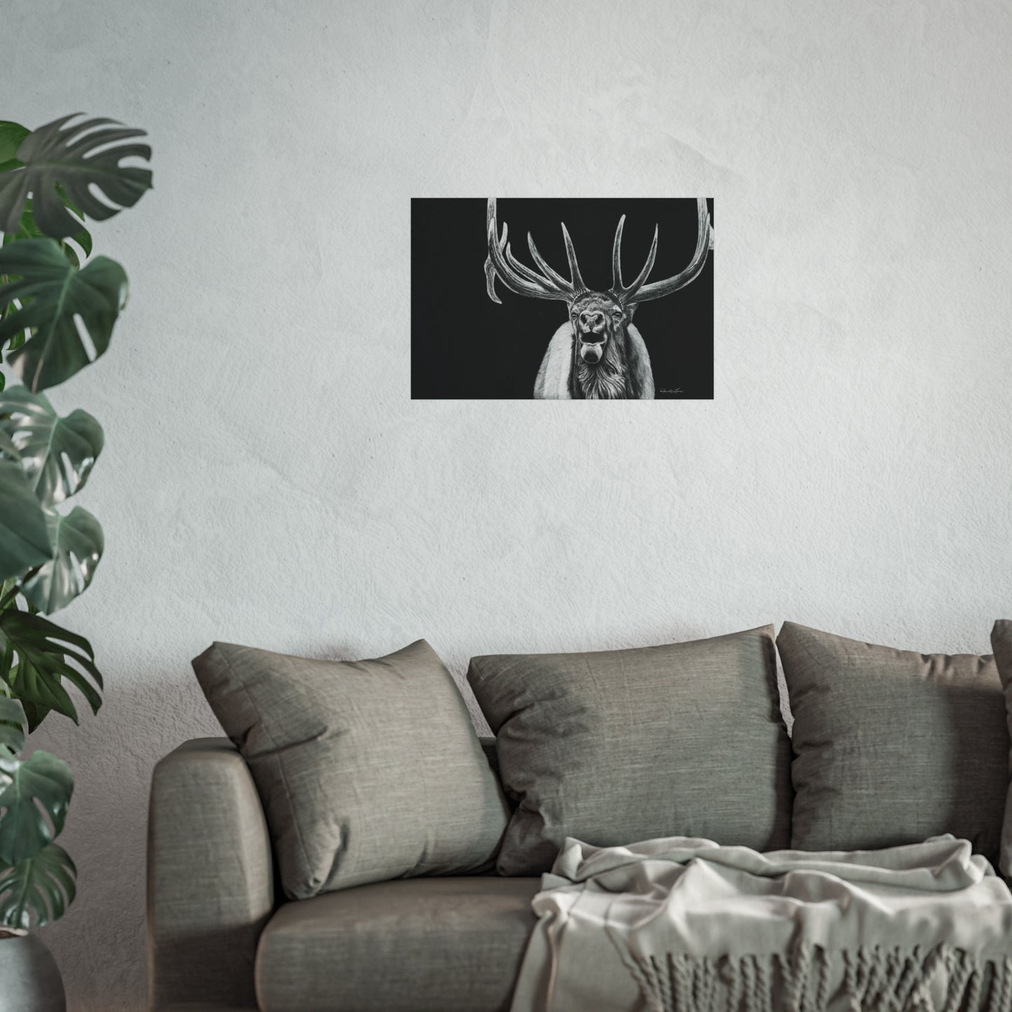Heavy is the Crown, Fine Art Elk Print