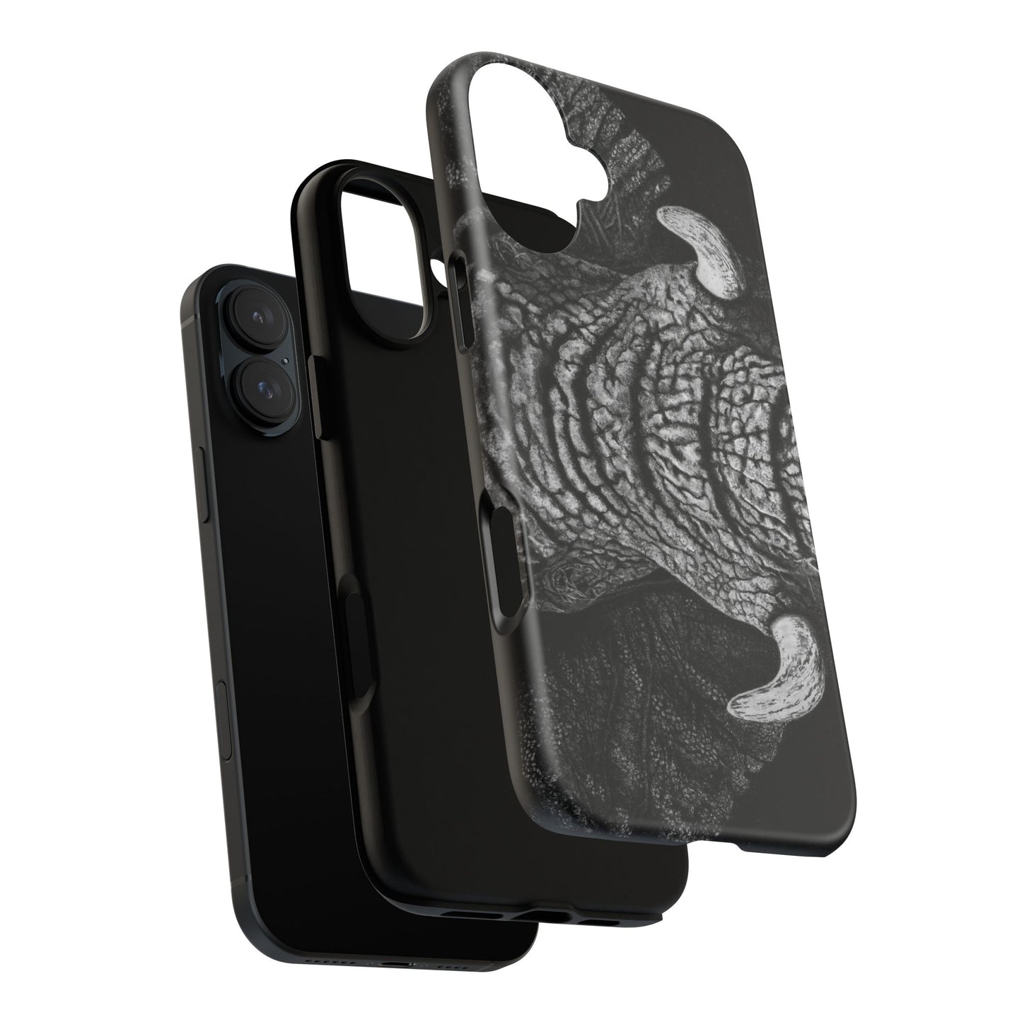 Ebony and Ivory, Elephant Phone Case, Tough Cases