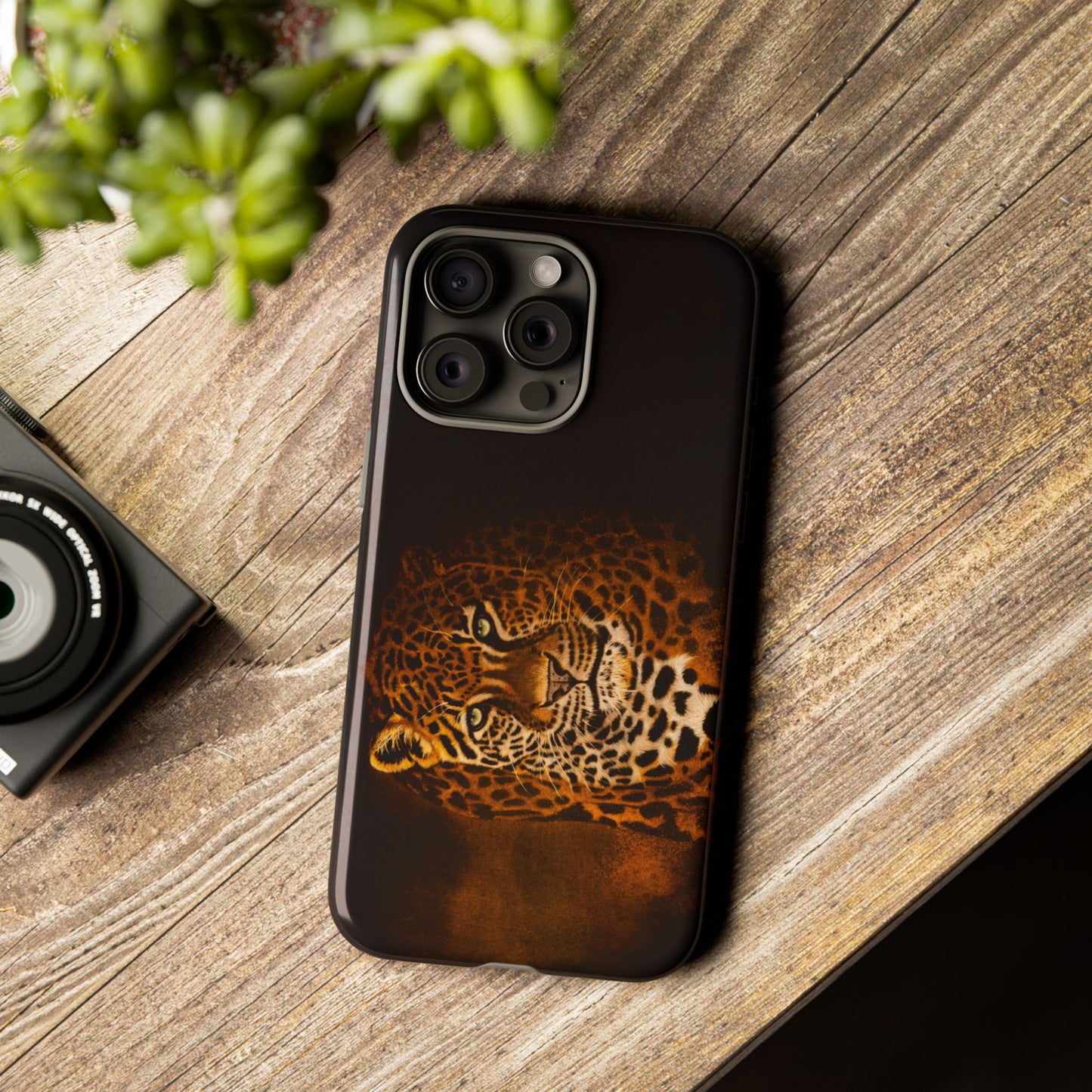 Shadow Hunter, Leopard Print Phone Case | Tough Cases