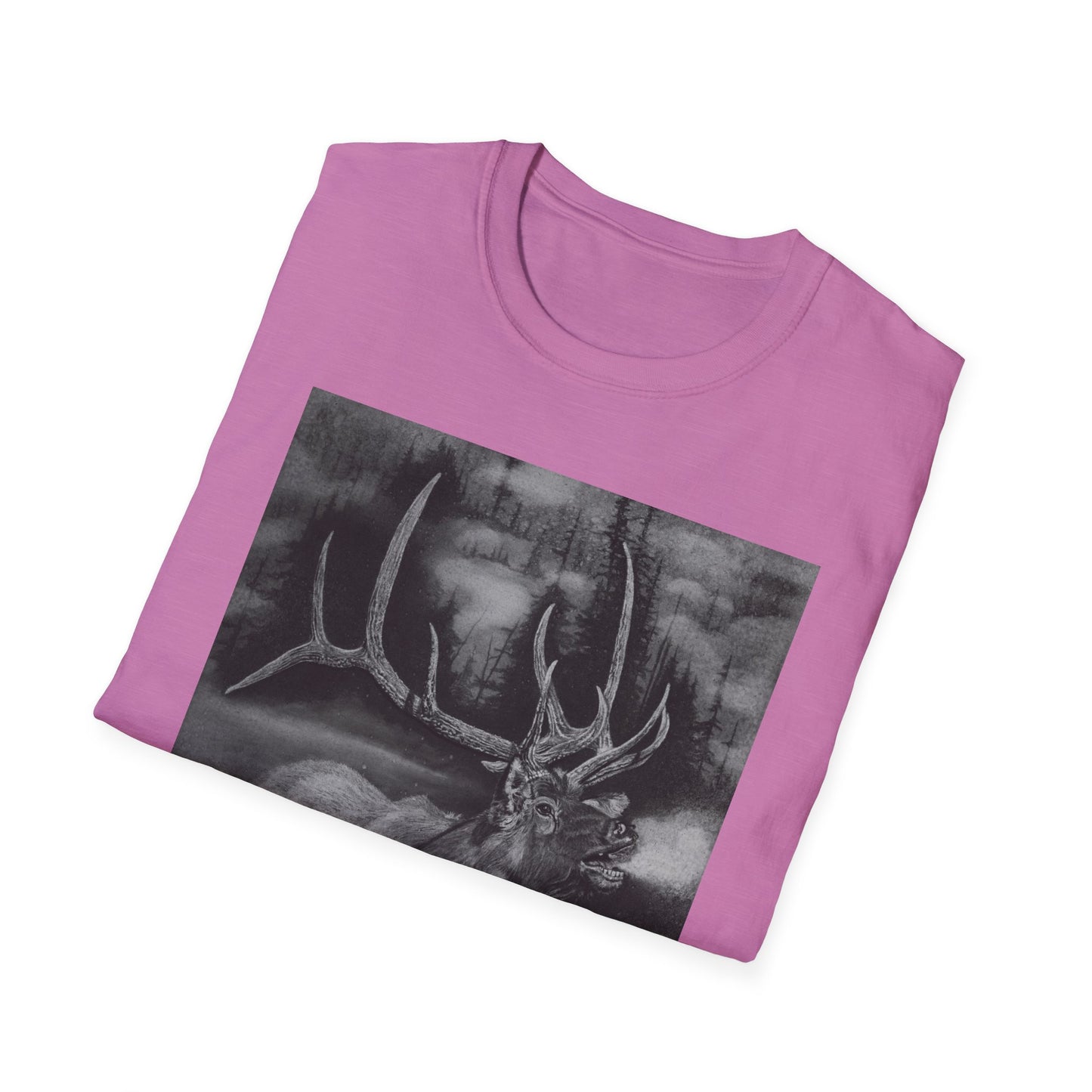Mountain Music, Elk Unisex Soft T-Shirt