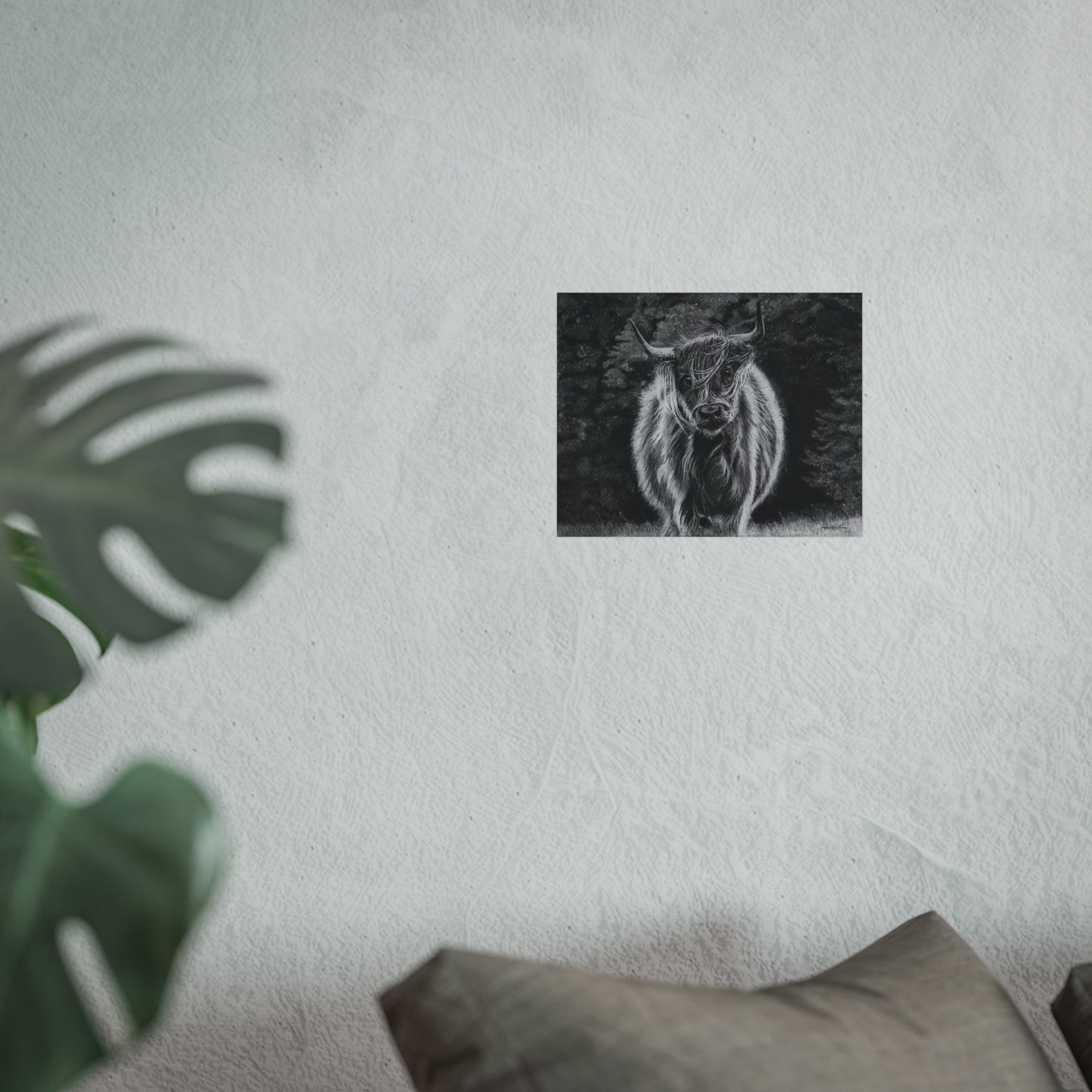 Ragamuffin. Highland Cow Fine Art Print