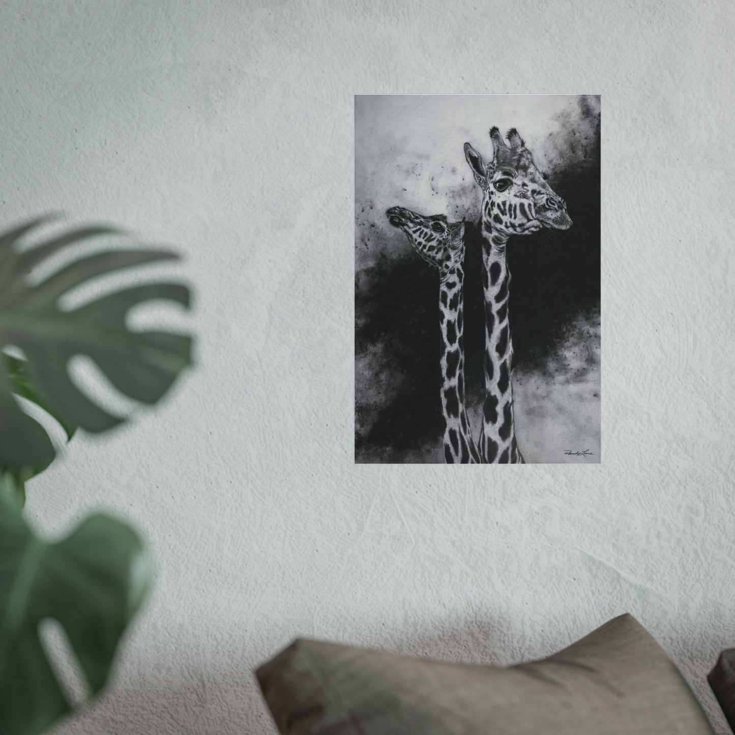 Grace in the Grasslands, Fine Art Giraffe Prints