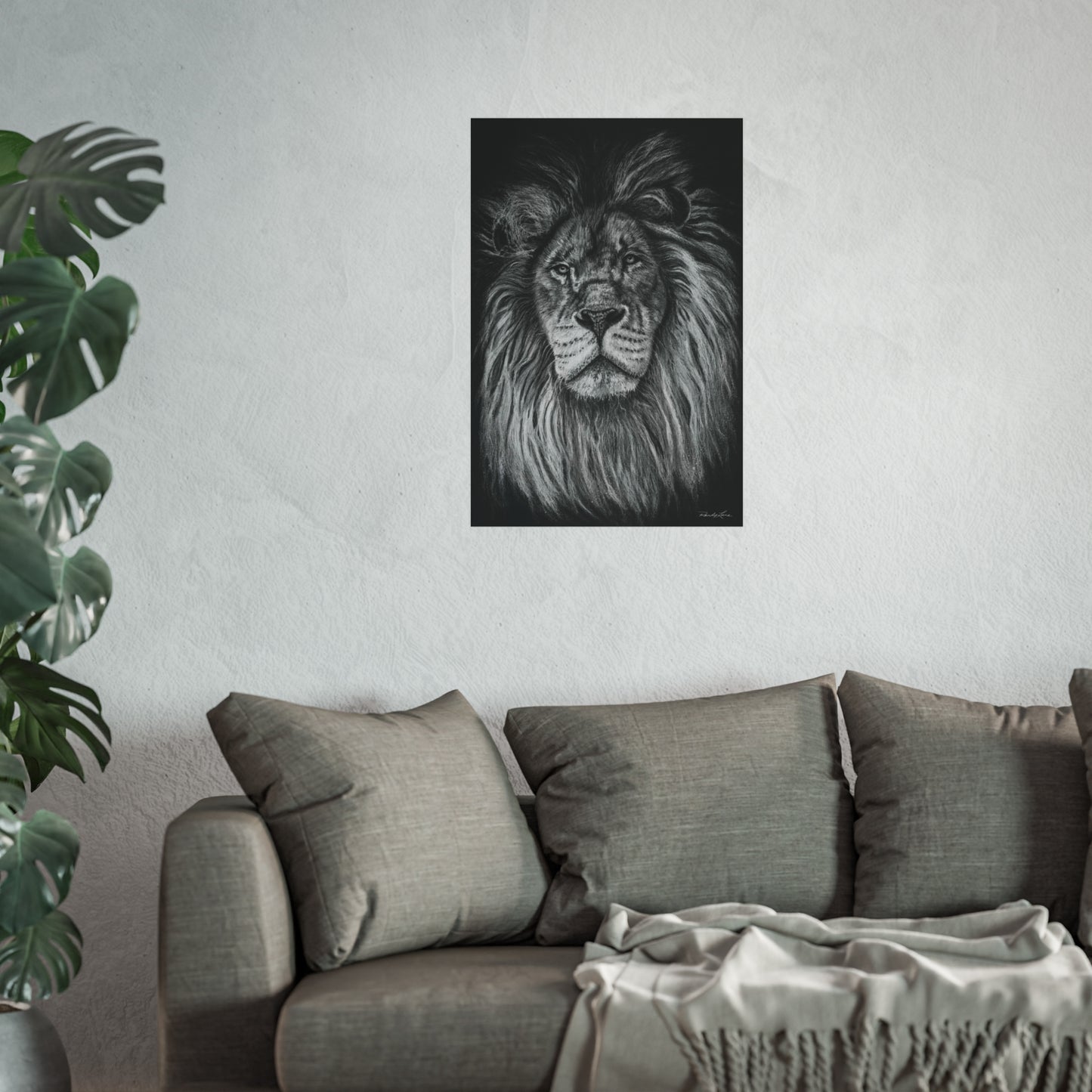 The Mane Event, Fine Art Lion Print