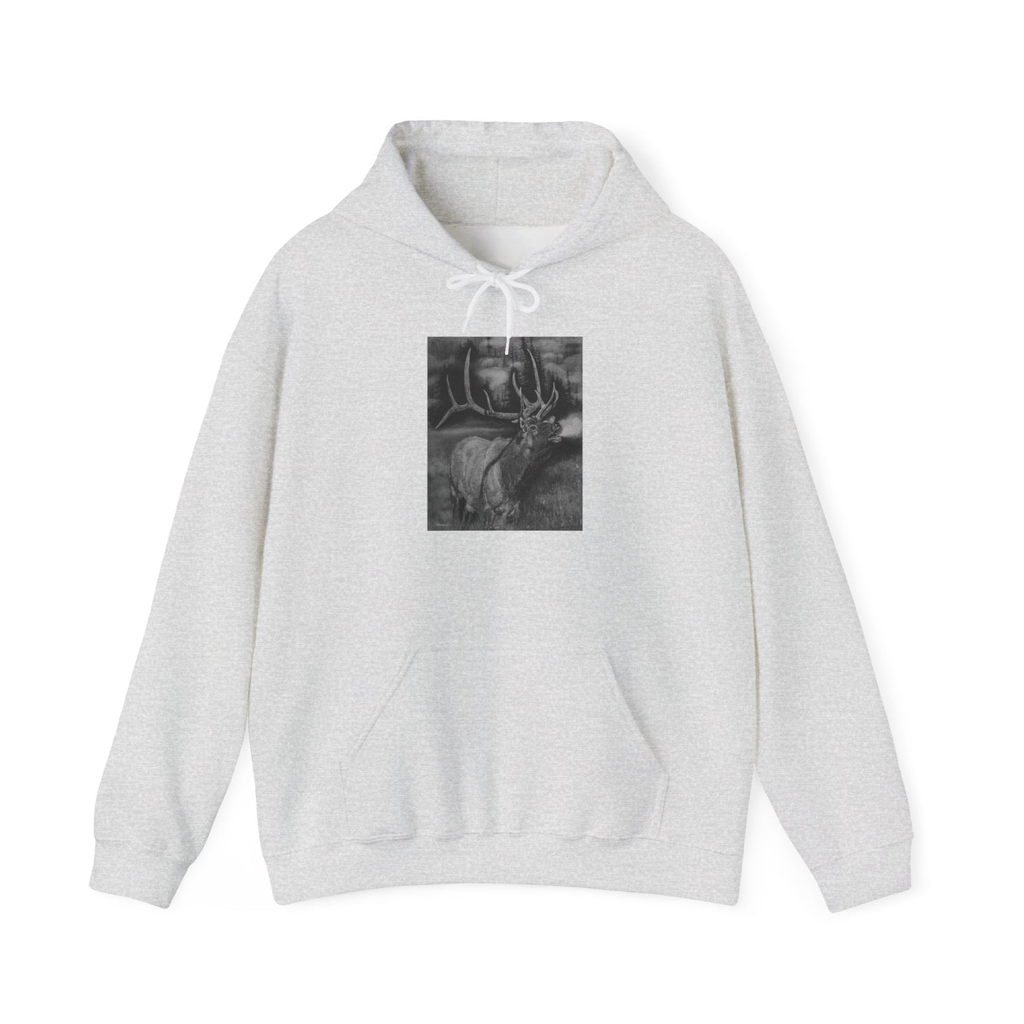 Mountain Music, Elk Unisex Hooded Sweatshirt