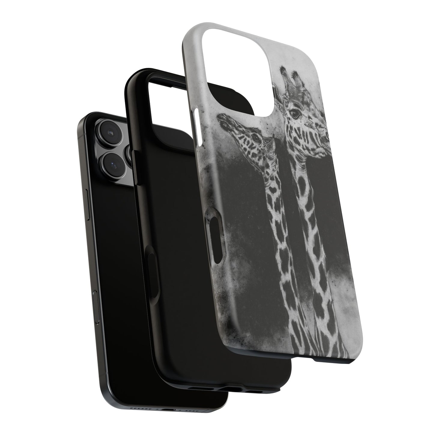 Grace in the Grassland, Giraffe Tough Phone Cases