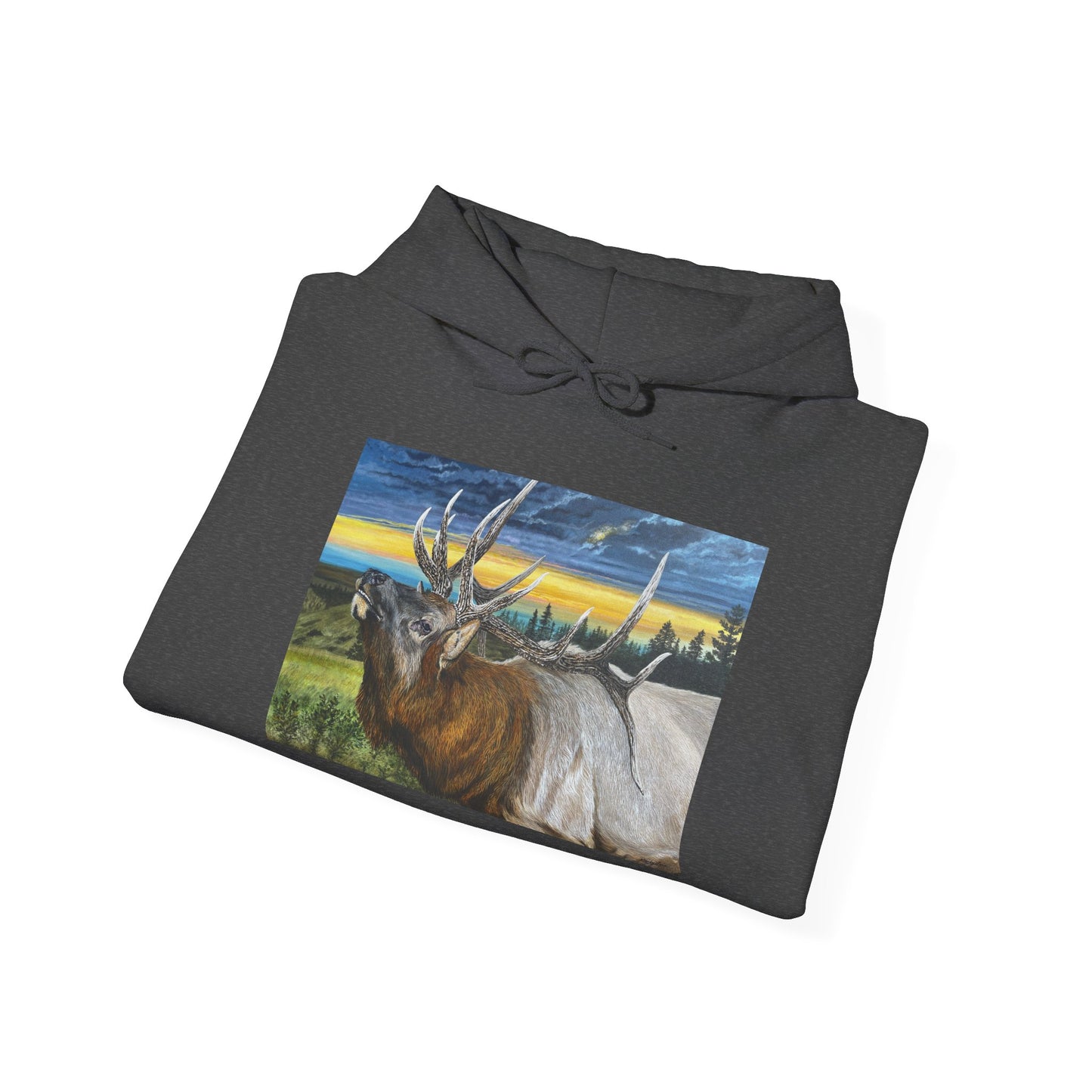 Sunset Serenade, Elk Unisex Hoodie