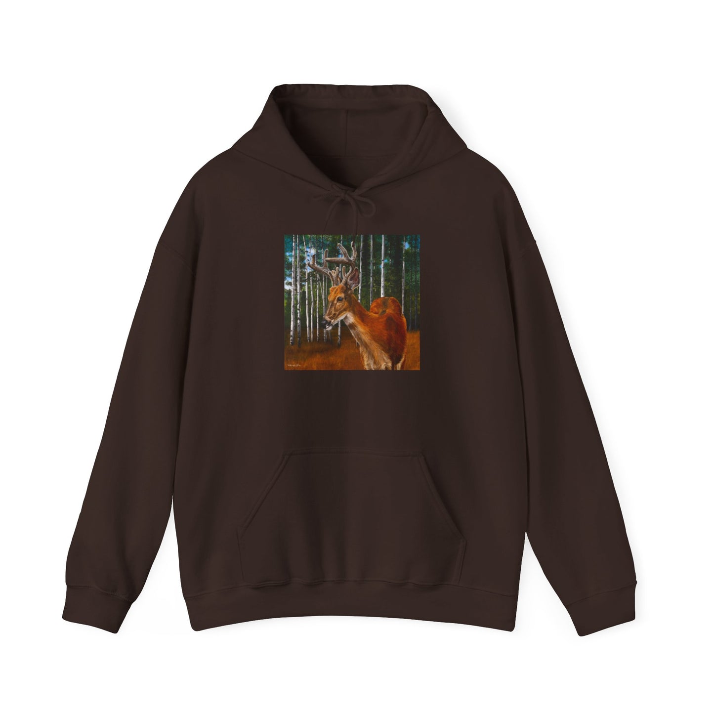 Velvet Crush, Deer Unisex Heavy Blend™ Hooded Sweatshirt