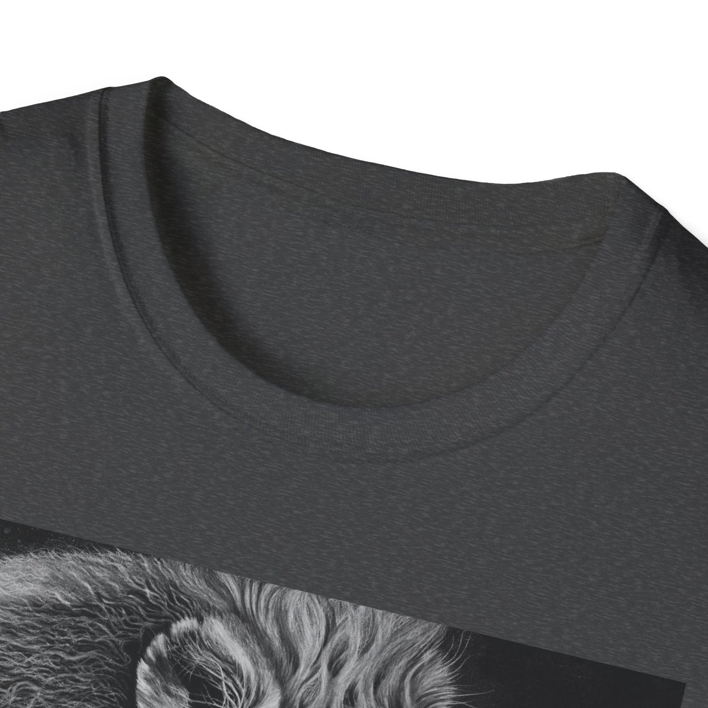 King of Cool, Lion Graphic Tee - Unisex Softstyle T-Shirt