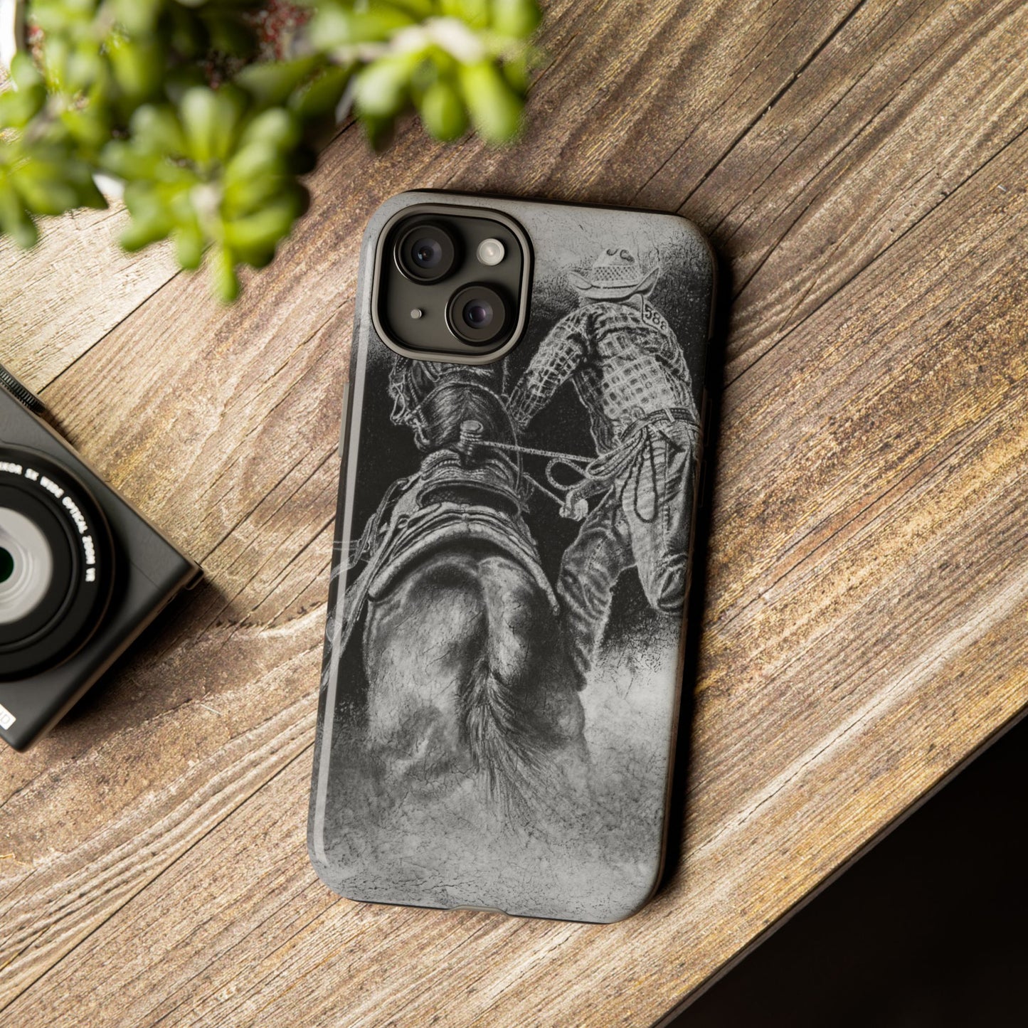 The Dismount. Steer Roper Phone Case