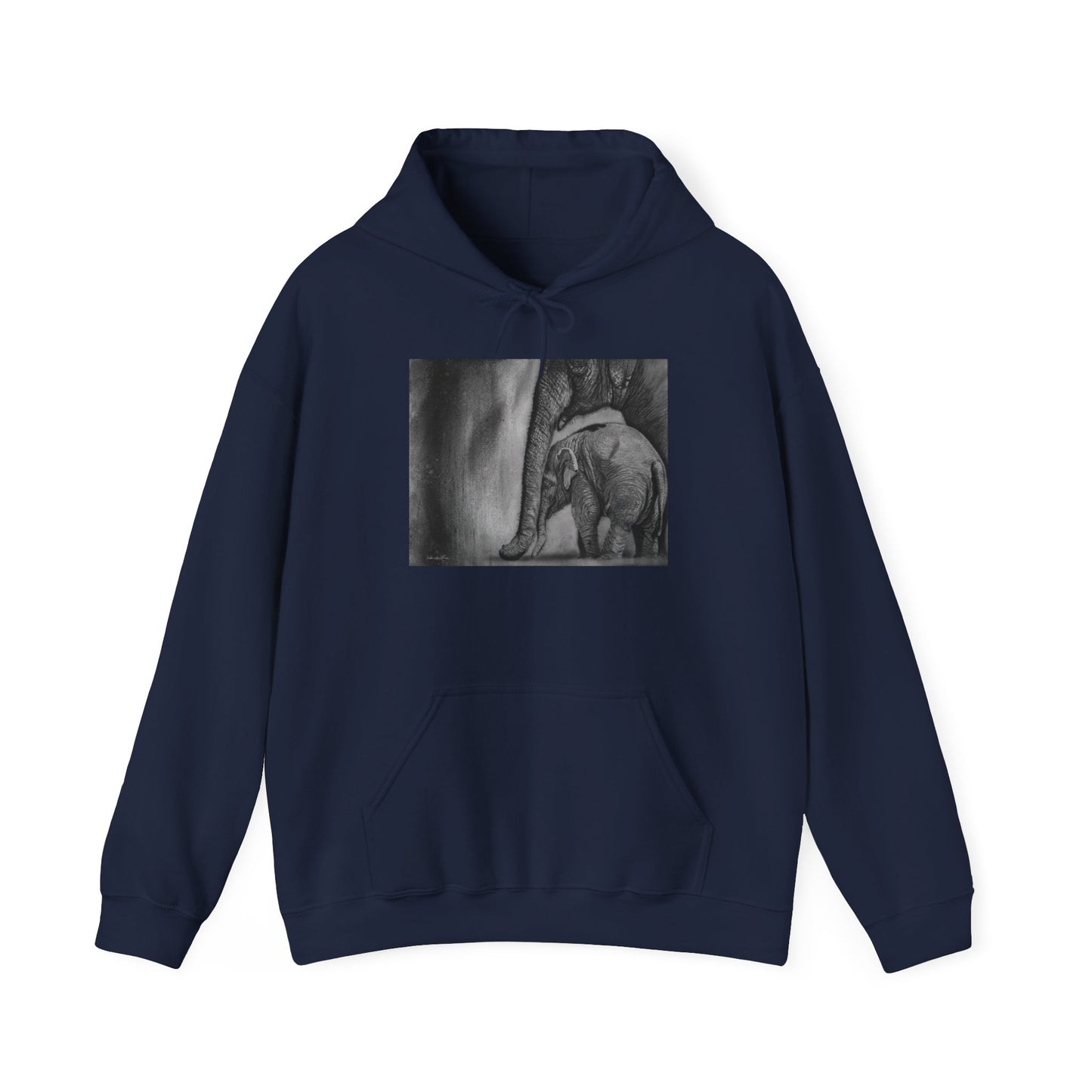 Trunks of Love, Elephant Hoodie Unisex Sweatshirt