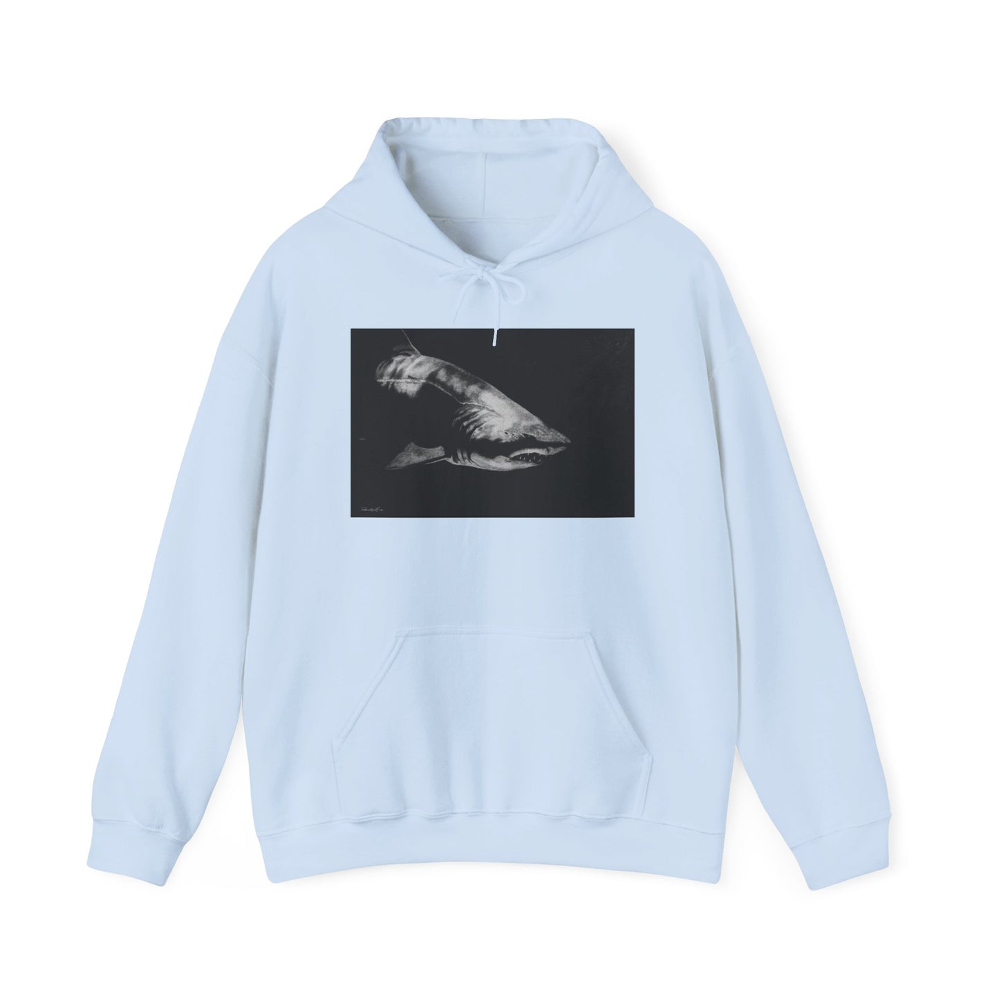 Below, Shark theme Unisex Hoodie