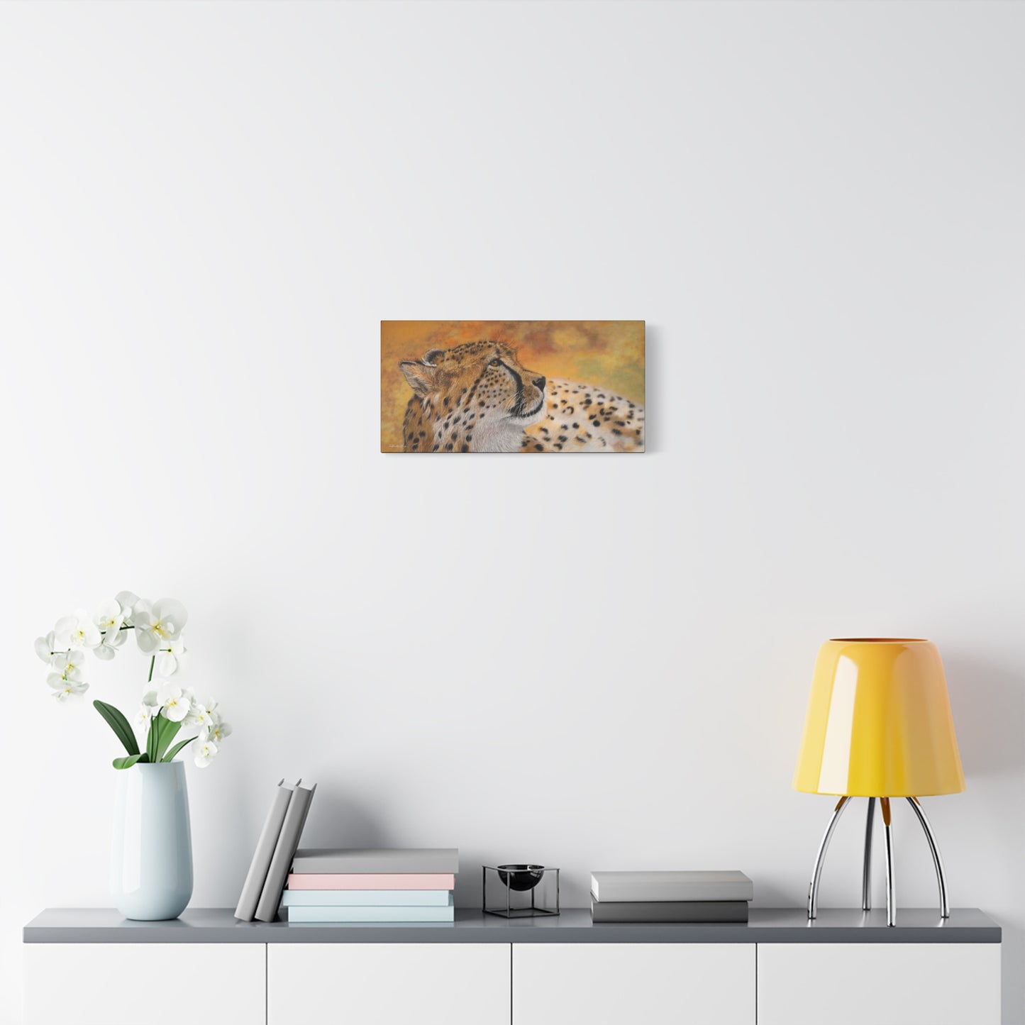 Cheetah Chill,  Canvas Cheetah Wall Art,