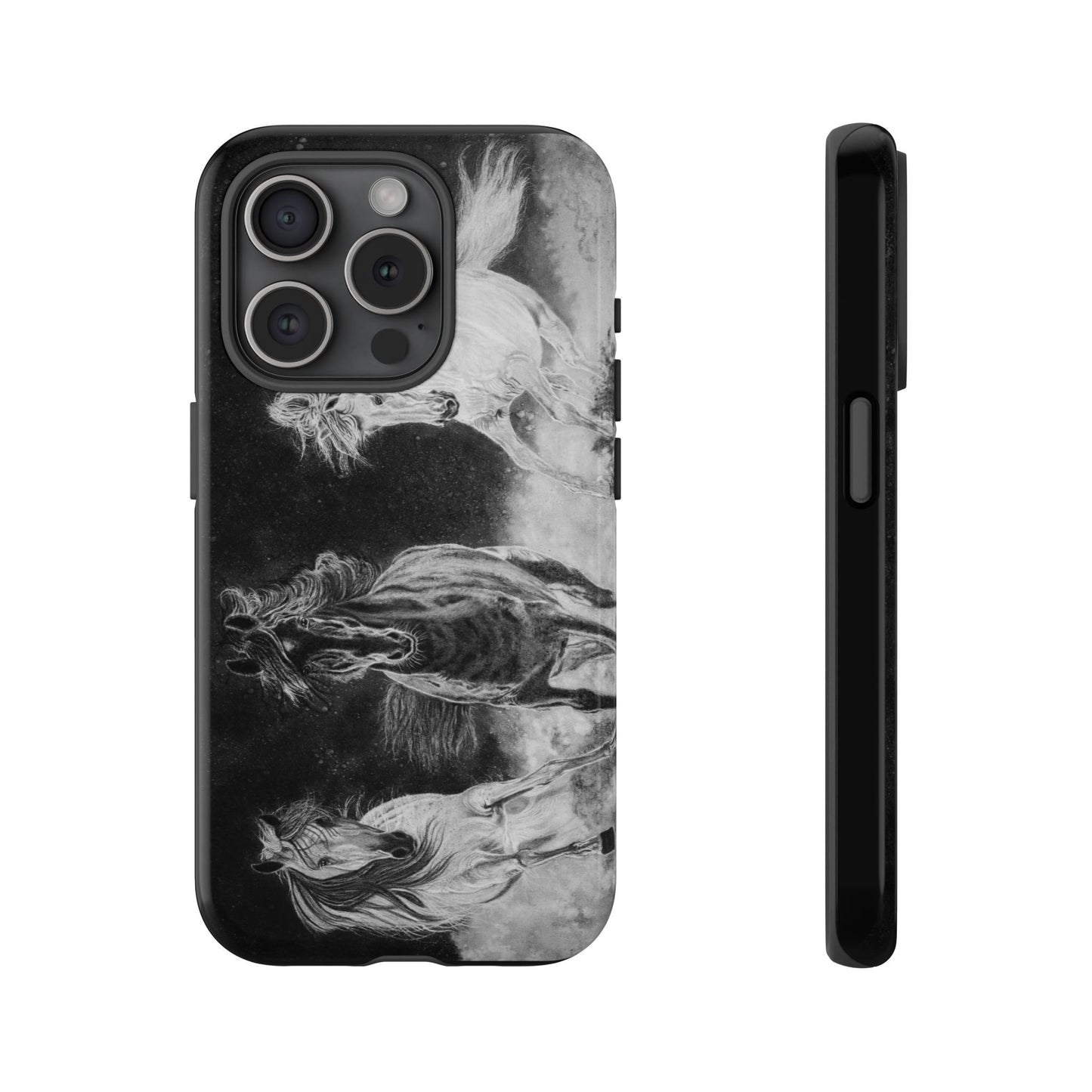 Midnight Run. Horse Phone Case