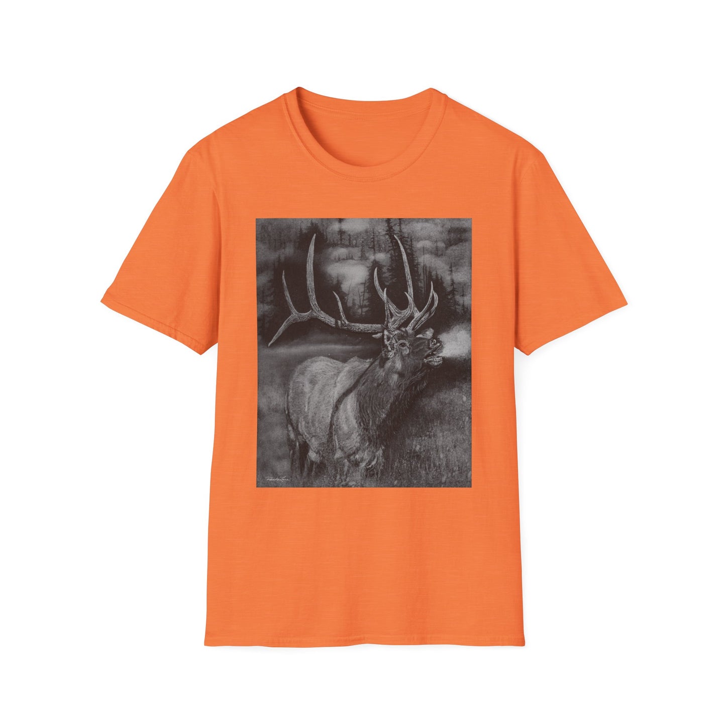 Mountain Music, Elk Unisex Soft T-Shirt