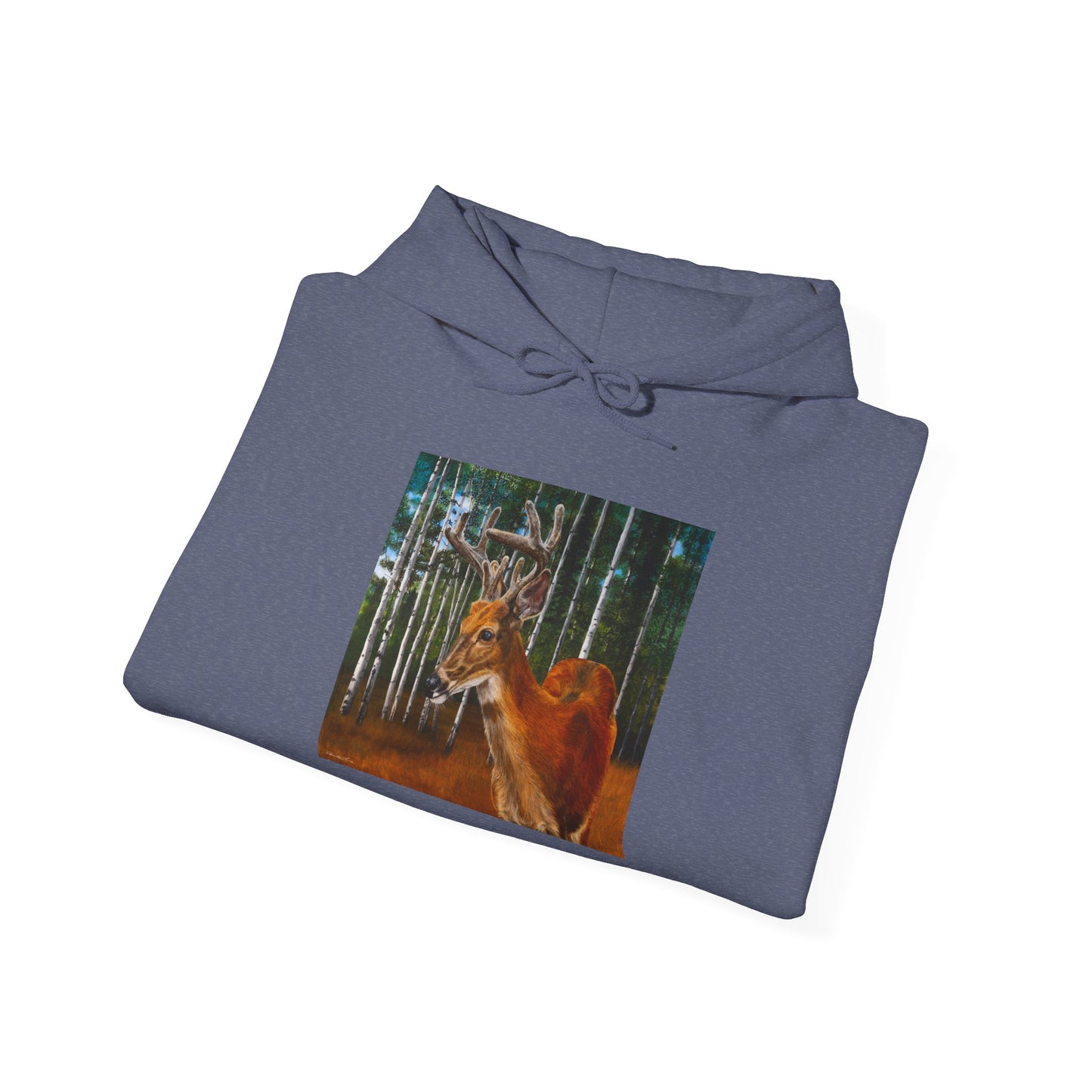 Velvet Crush, Deer Unisex Heavy Blend™ Hooded Sweatshirt