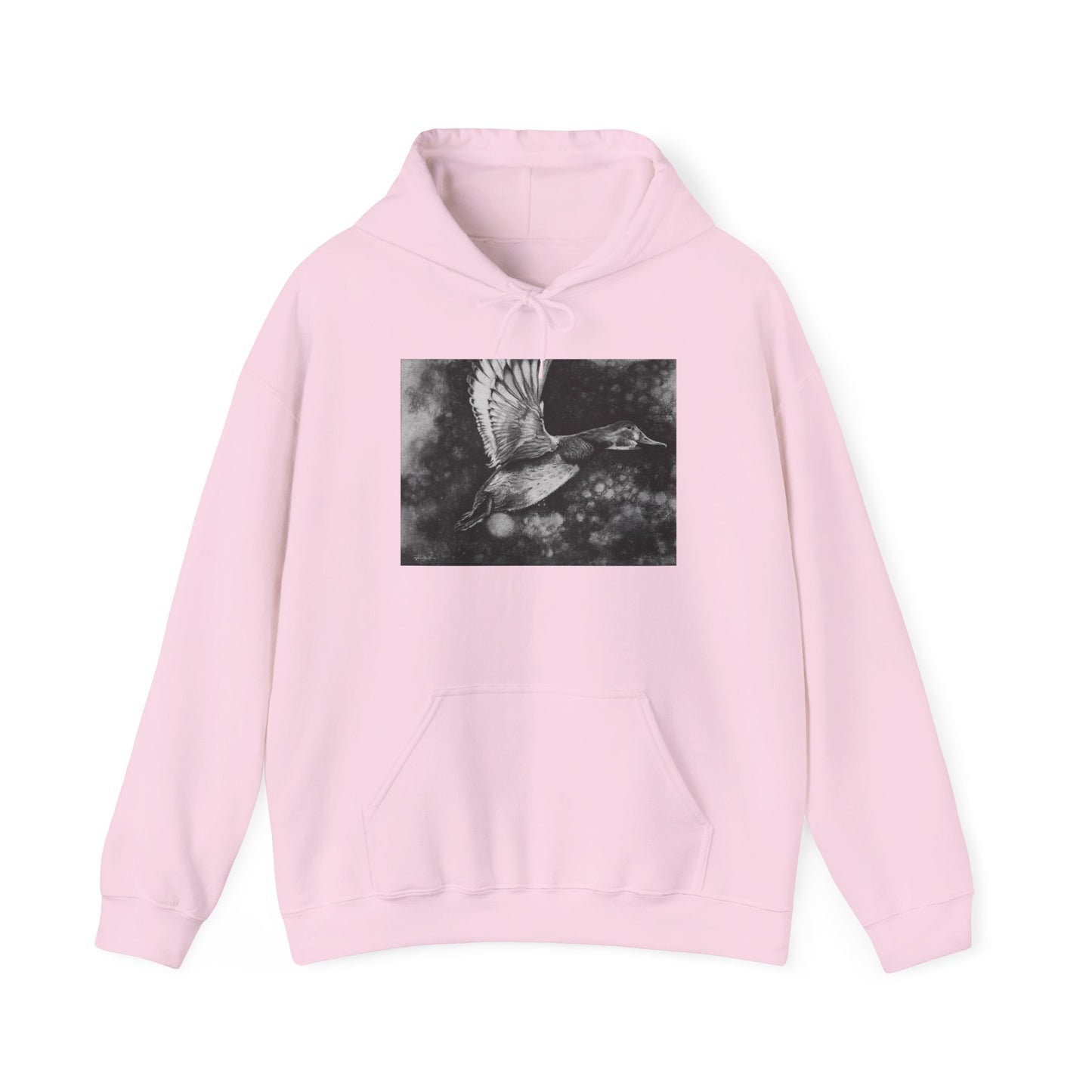 Flare, Flying Duck Unisex Hooded Sweatshirt