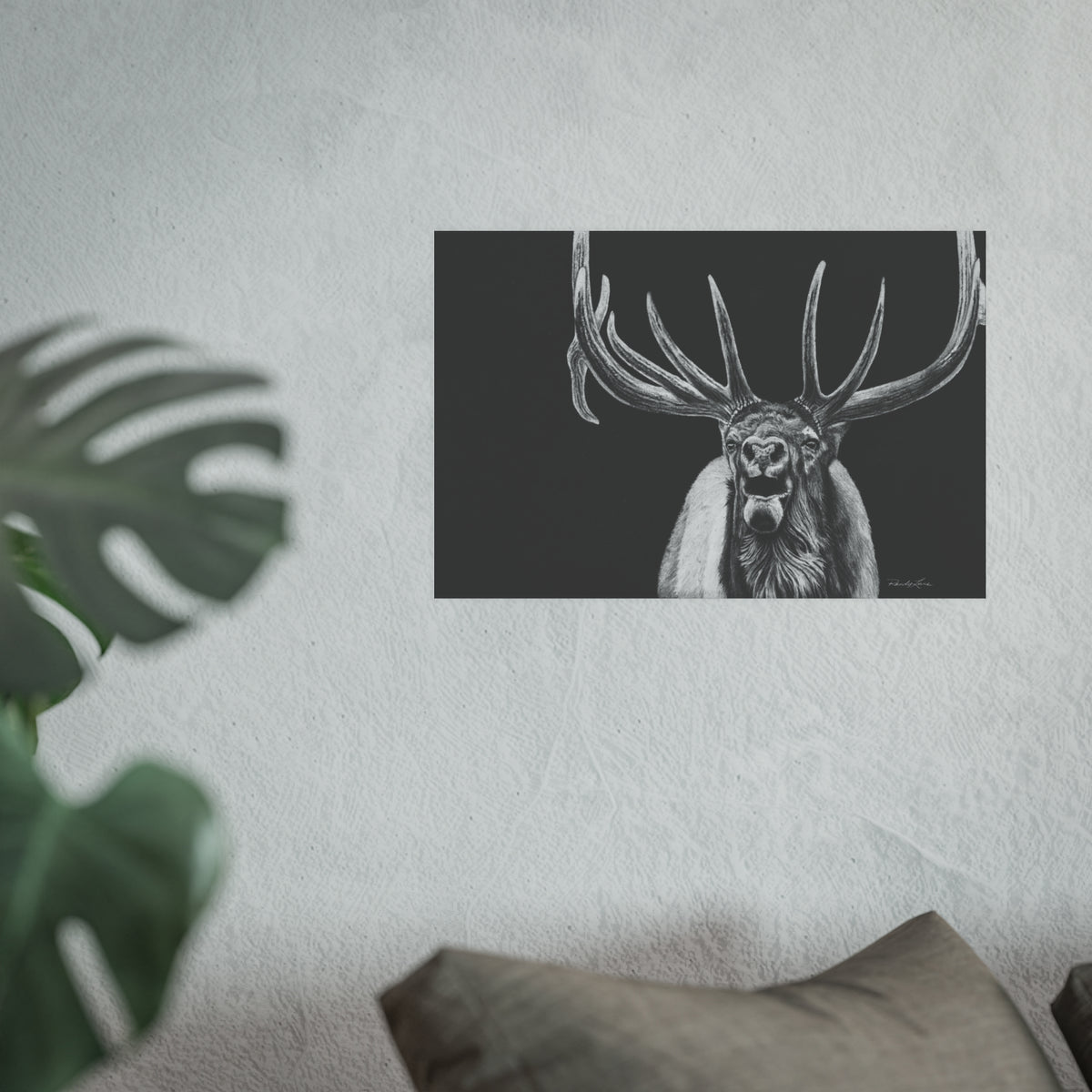Heavy is the Crown, Bull Elk Fine Art Print (Satin or Archival Matte)