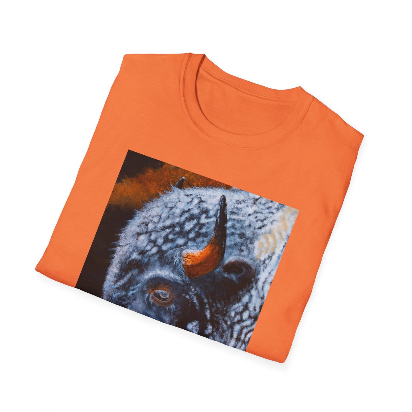 Storm Bison, Unisex Softstyle T-Shirt