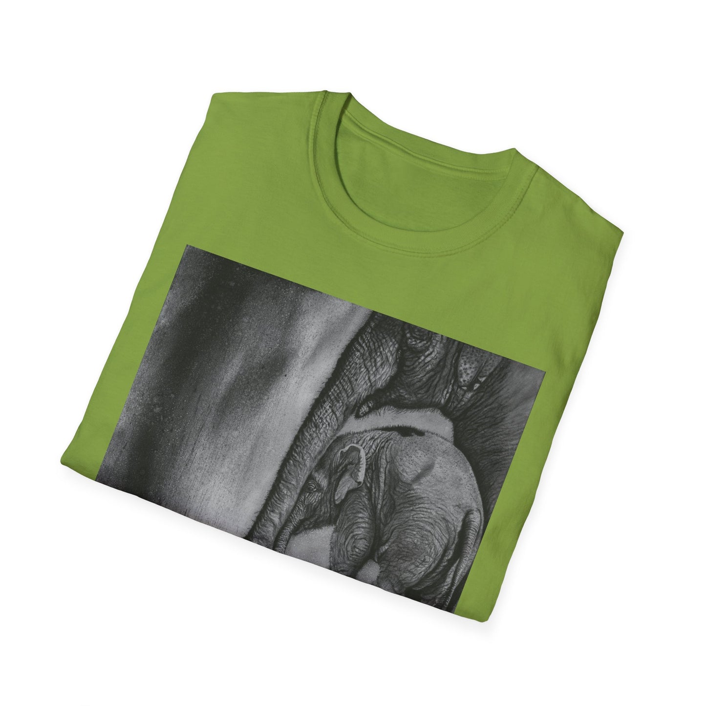 Trunks of Love, Elephant Unisex Softstyle T-Shirt