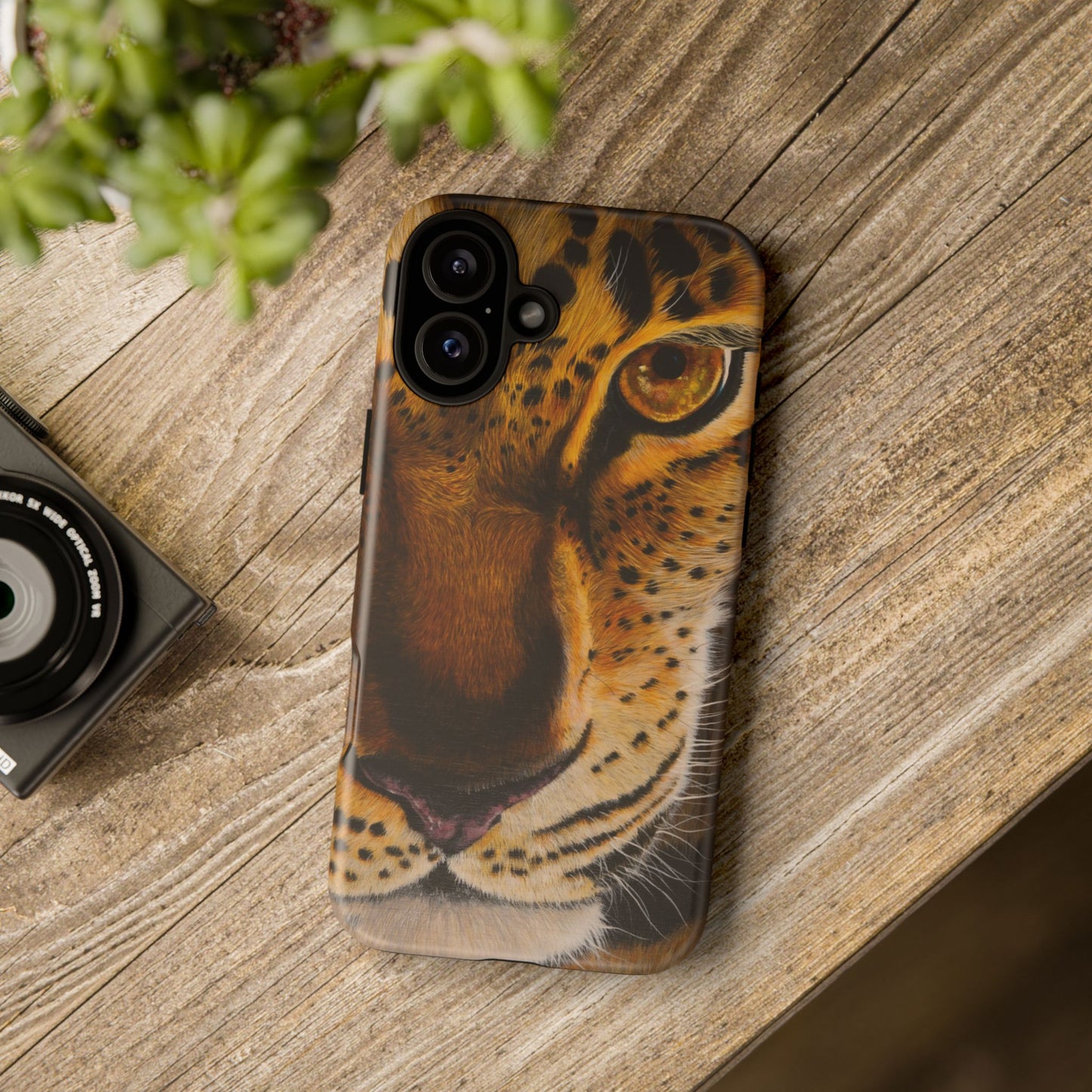 Windows to the Soul, Leopard Phone Case| Tough Cases