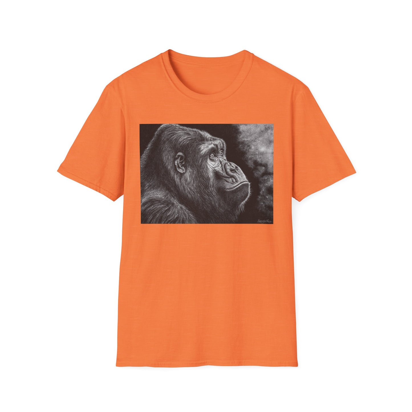 Gorilla Art T-Shirt, Unisex Tee