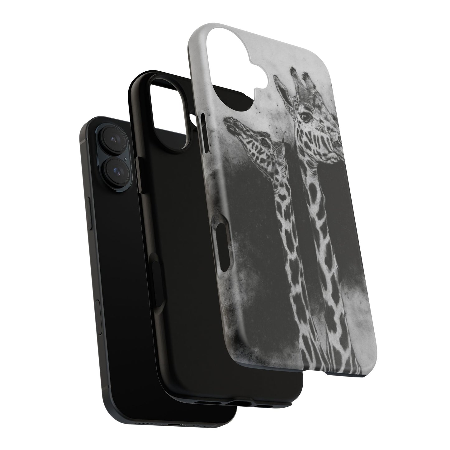 Grace in the Grassland, Giraffe Tough Phone Cases