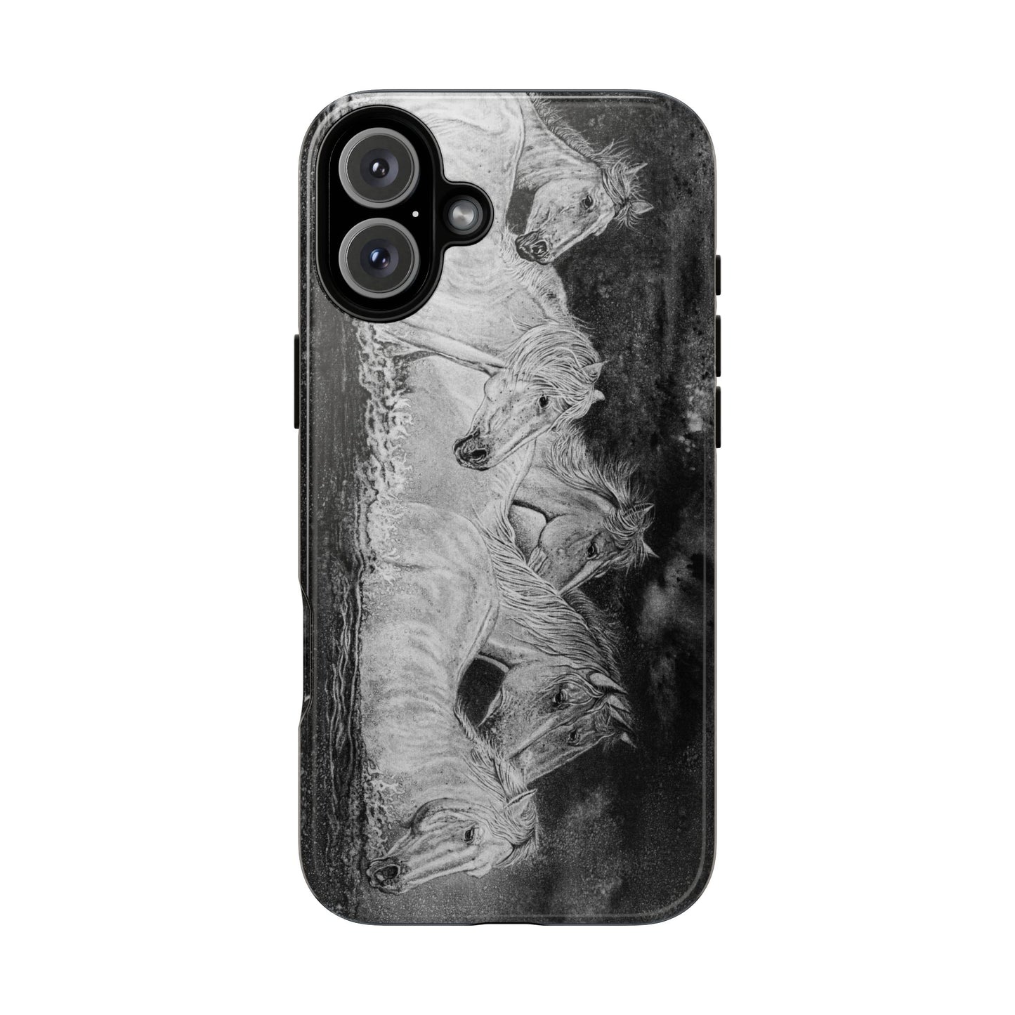 Night Swim, Horse-Themed Phone Case, Stylish Tough Cases