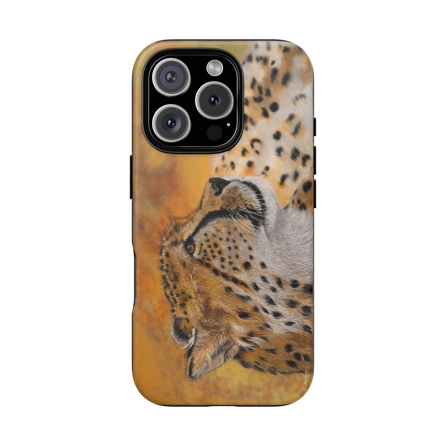Cheetah Chill, Cheetah Phone Case, Tough Cases