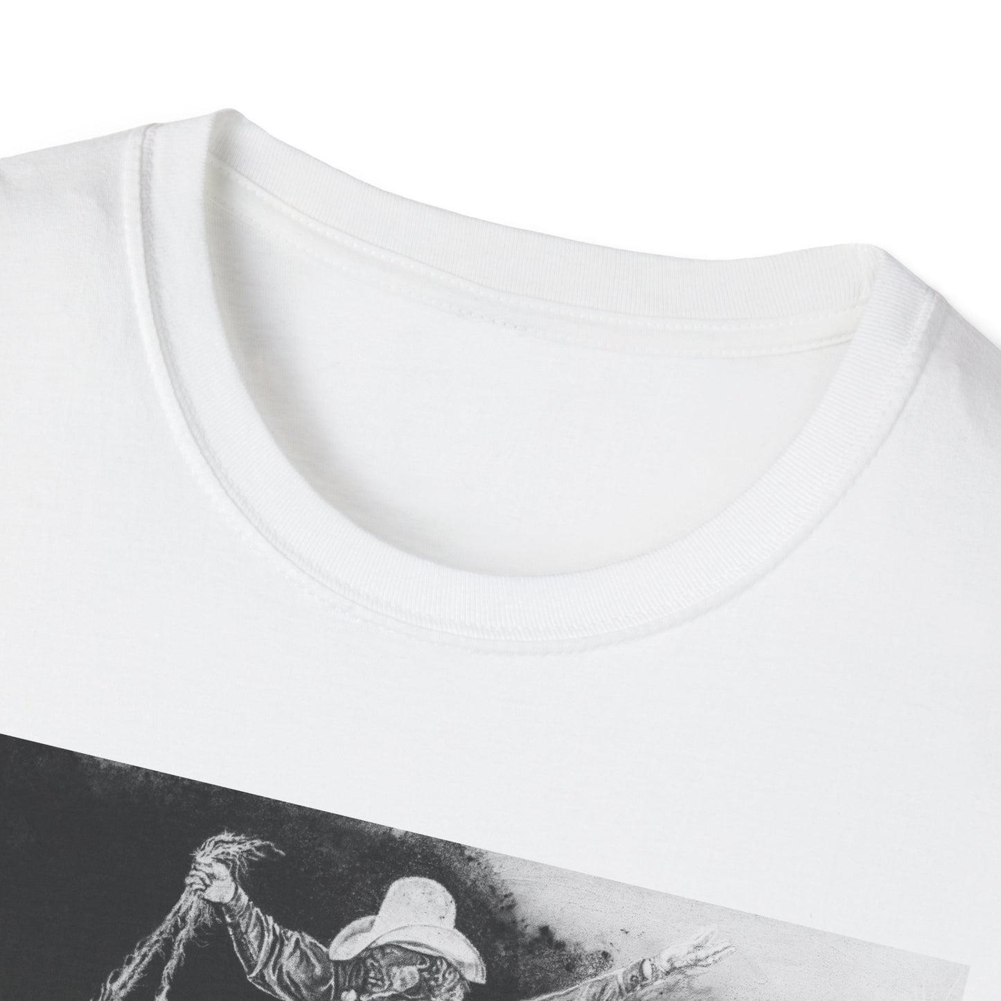 Big Grey, Rodeo Bareback Bronc Painting T-Shirt