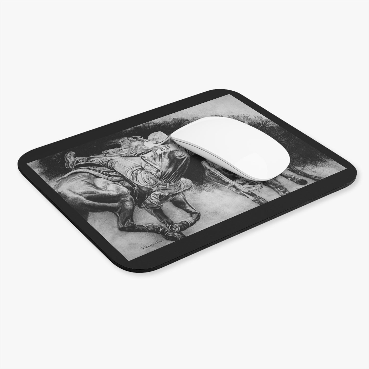 Contact. Cowboy Bulldogger Rodeo Art Mouse Pad