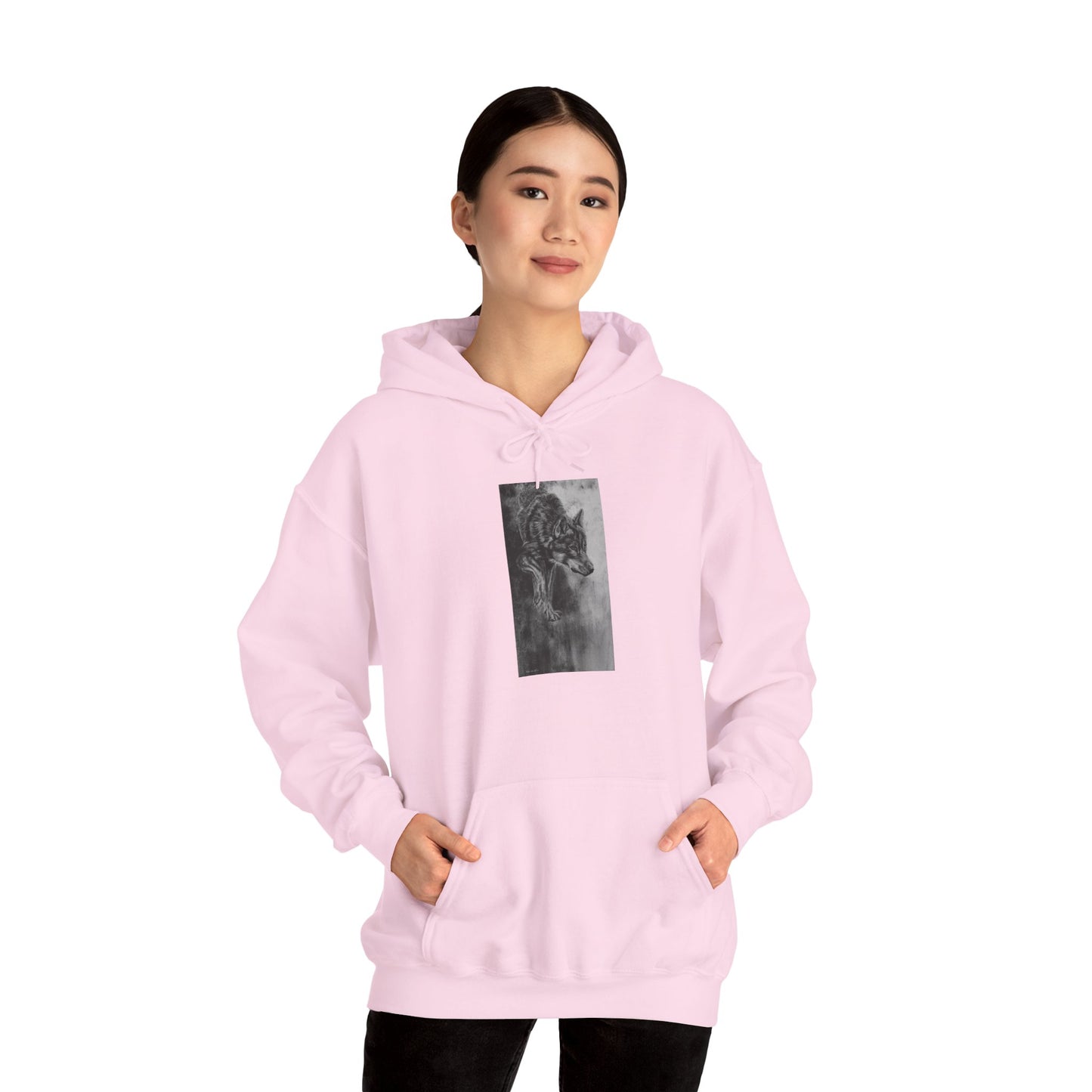 Specter, Wolf Unisex Hooded Sweatshirt