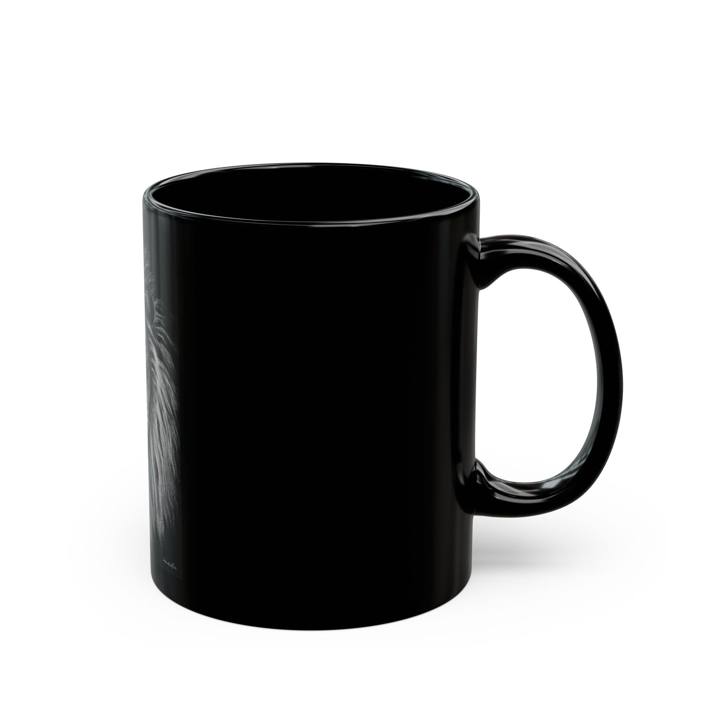 The Mane Event, Lion Black Mug (11oz, 15oz)