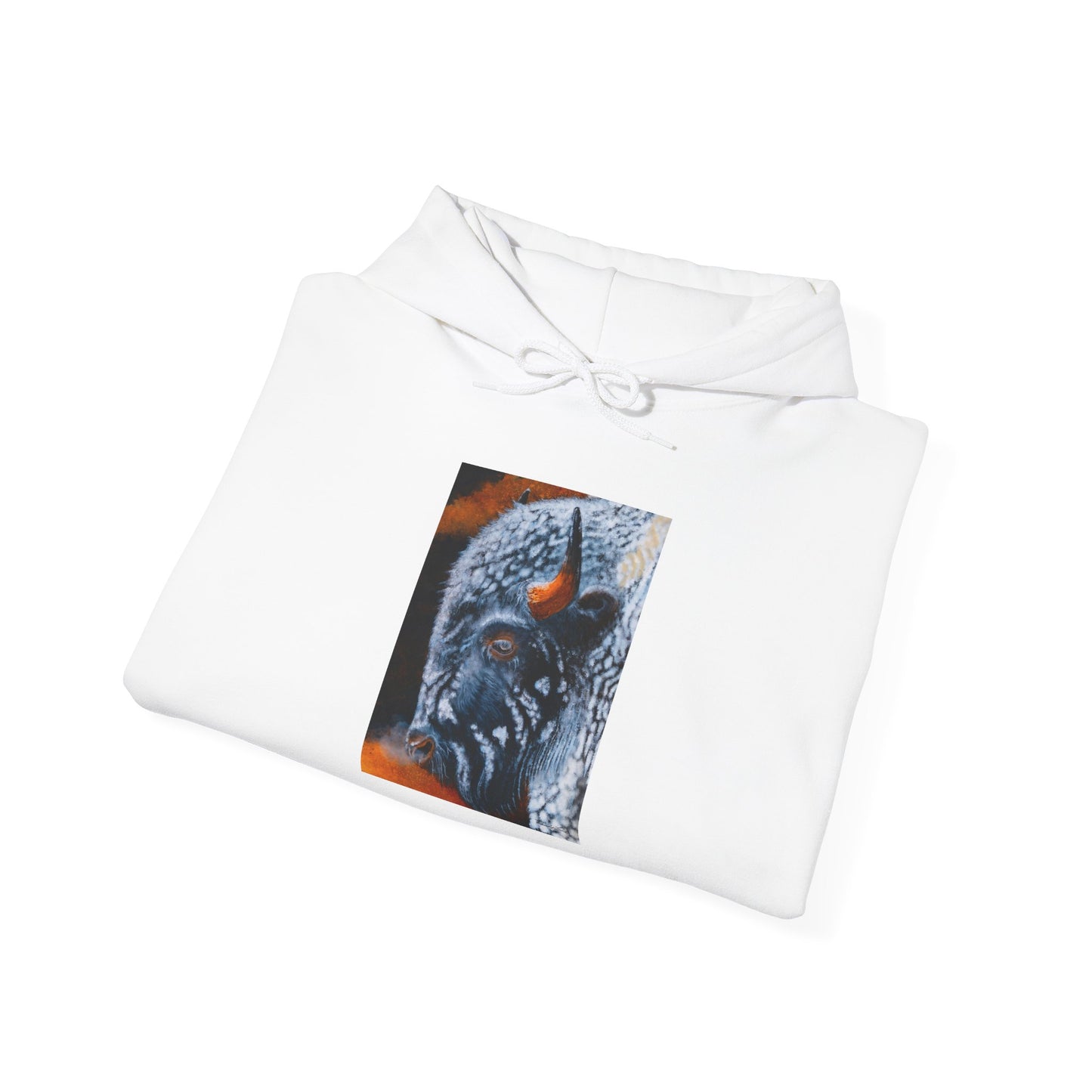 Storm Bison, Unisex Hooded Sweatshirt