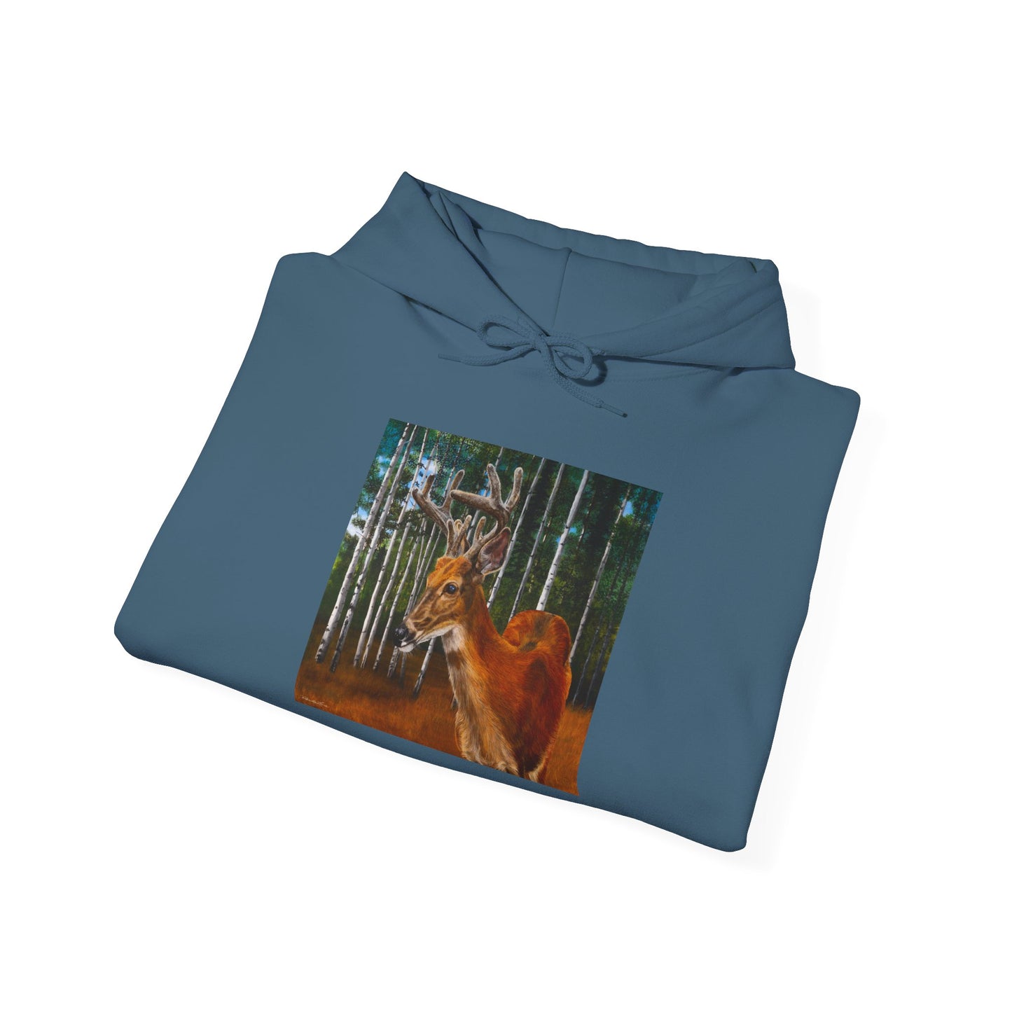 Velvet Crush, Deer Unisex Heavy Blend™ Hooded Sweatshirt