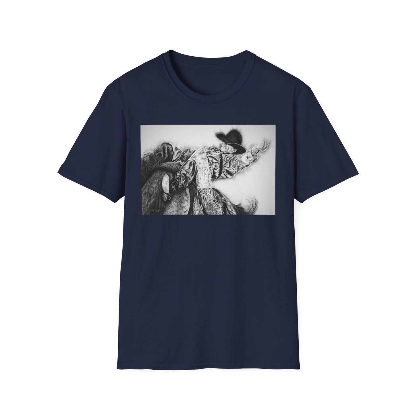 Go Time. Rodeo Cowboy Unisex Softstyle T-Shirt