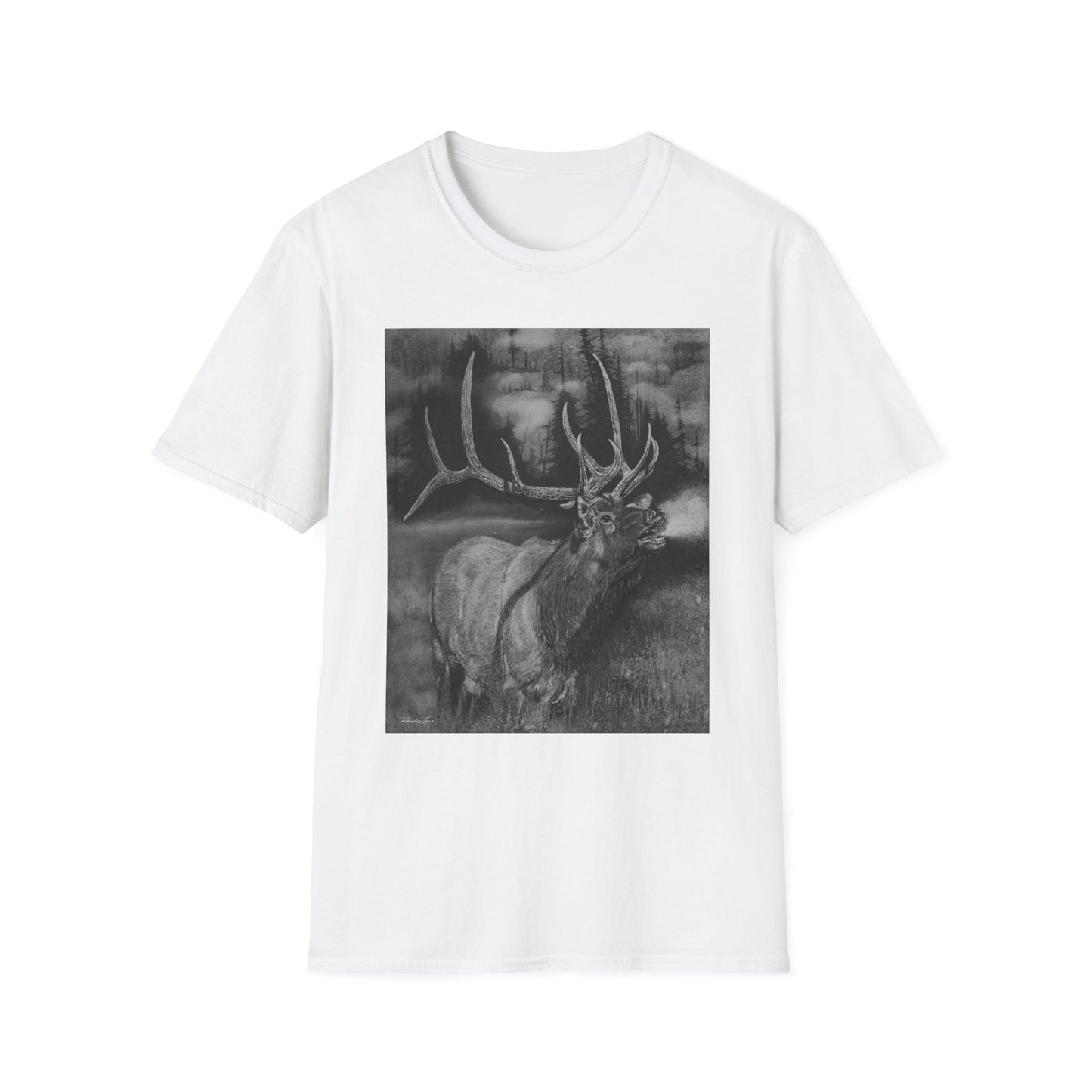 Mountain Music, Elk Unisex Soft T-Shirt